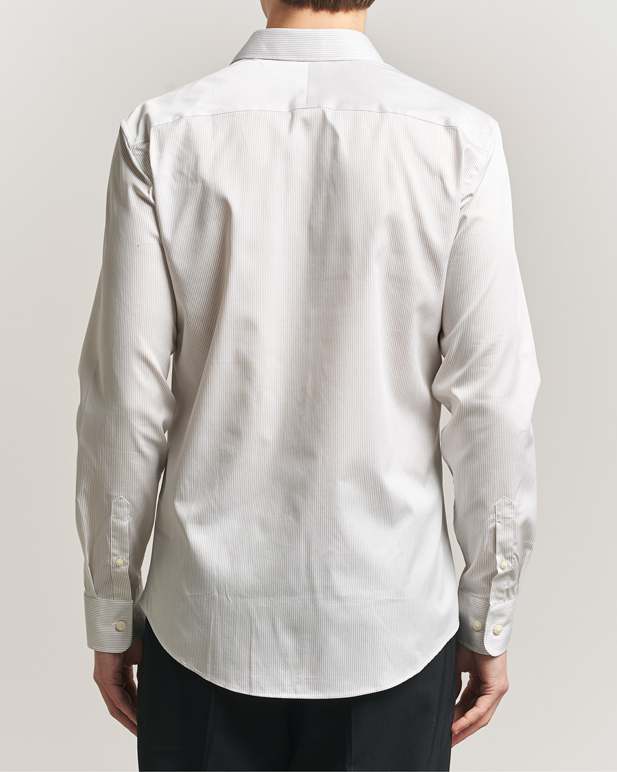 Heren | Overhemden | Tiger of Sweden | Adley Cotton Striped Shirt Seline Grey