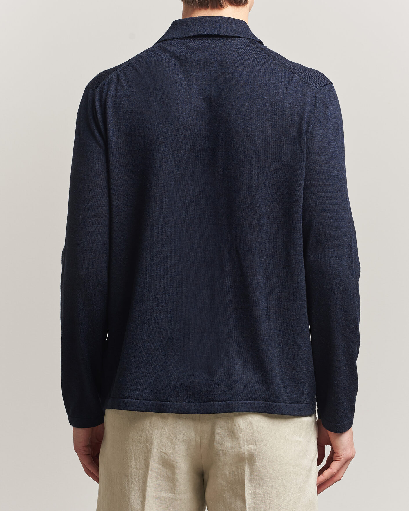 Heren | Truien | Tiger of Sweden | Verklin Merino Knitted Cardigan Light Ink