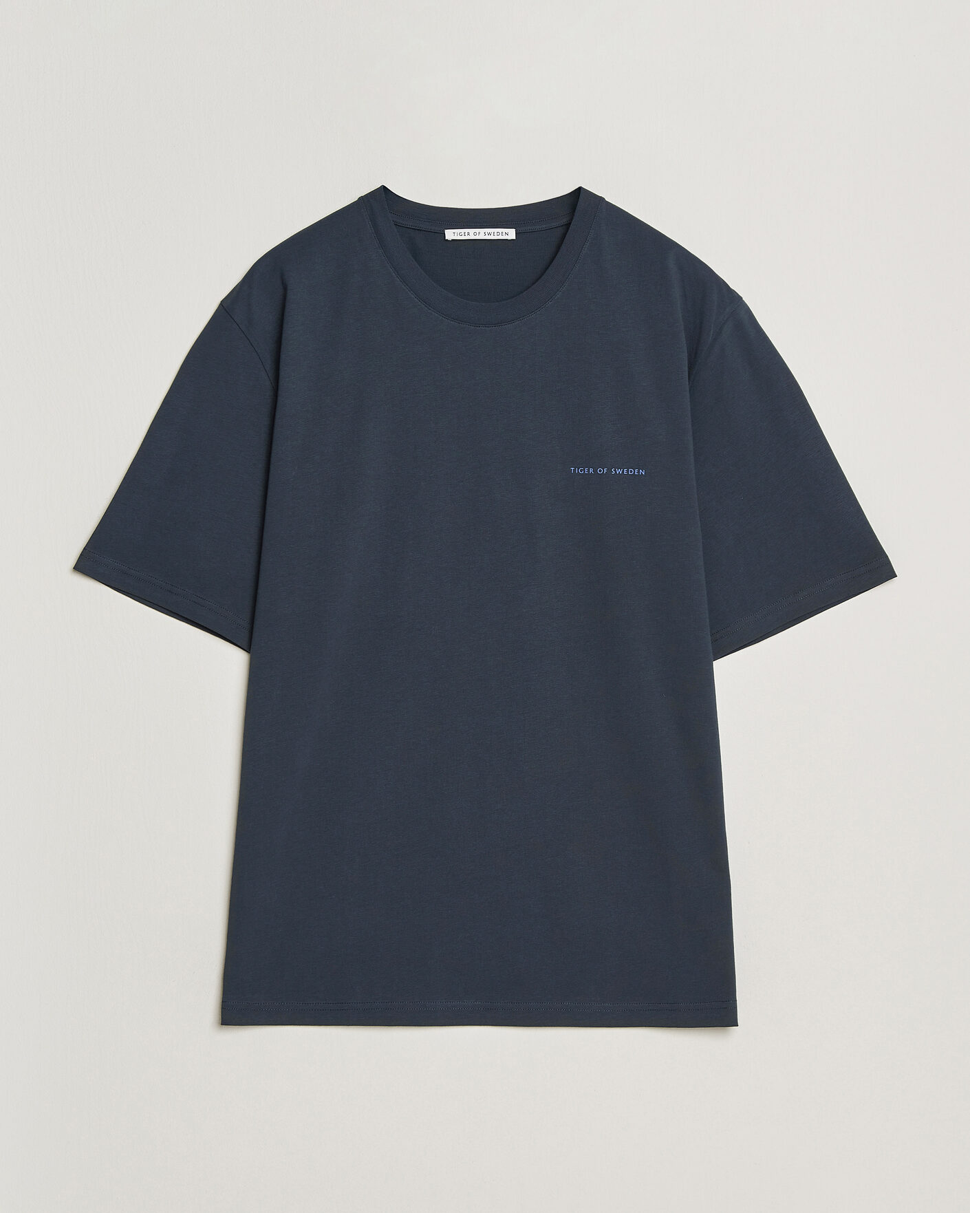 Homme | T-shirts | Tiger of Sweden | Pro Logo Crew Neck T-Shirt Light Ink