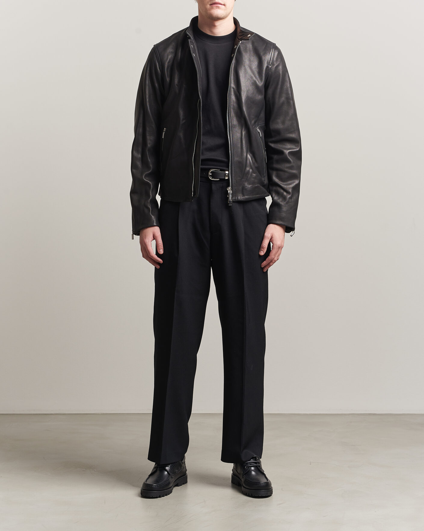 Homme | Manteaux Et Vestes | Tiger of Sweden | Reier Leather Jacket Black