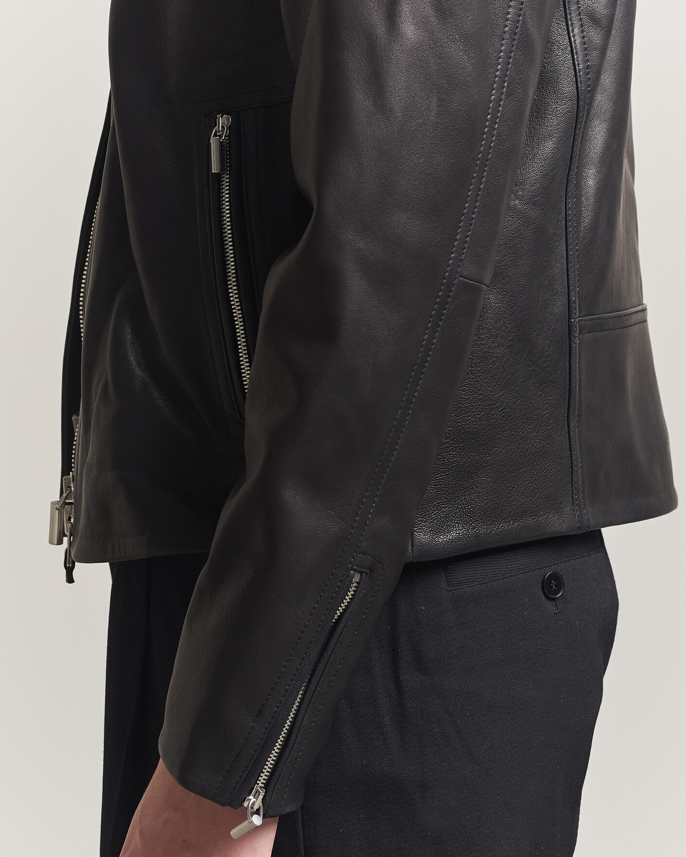 Homme | Manteaux Et Vestes | Tiger of Sweden | Reier Leather Jacket Black