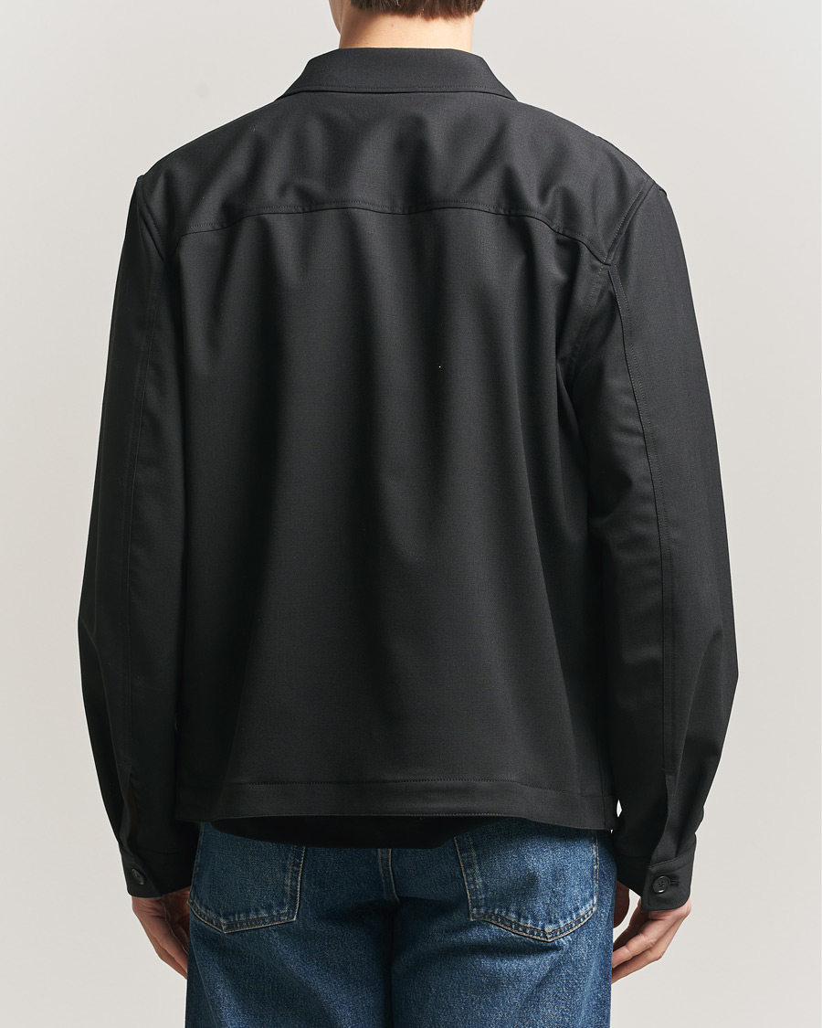Heren | Overhemden | Tiger of Sweden | Barnaby Technical Overshirt Black