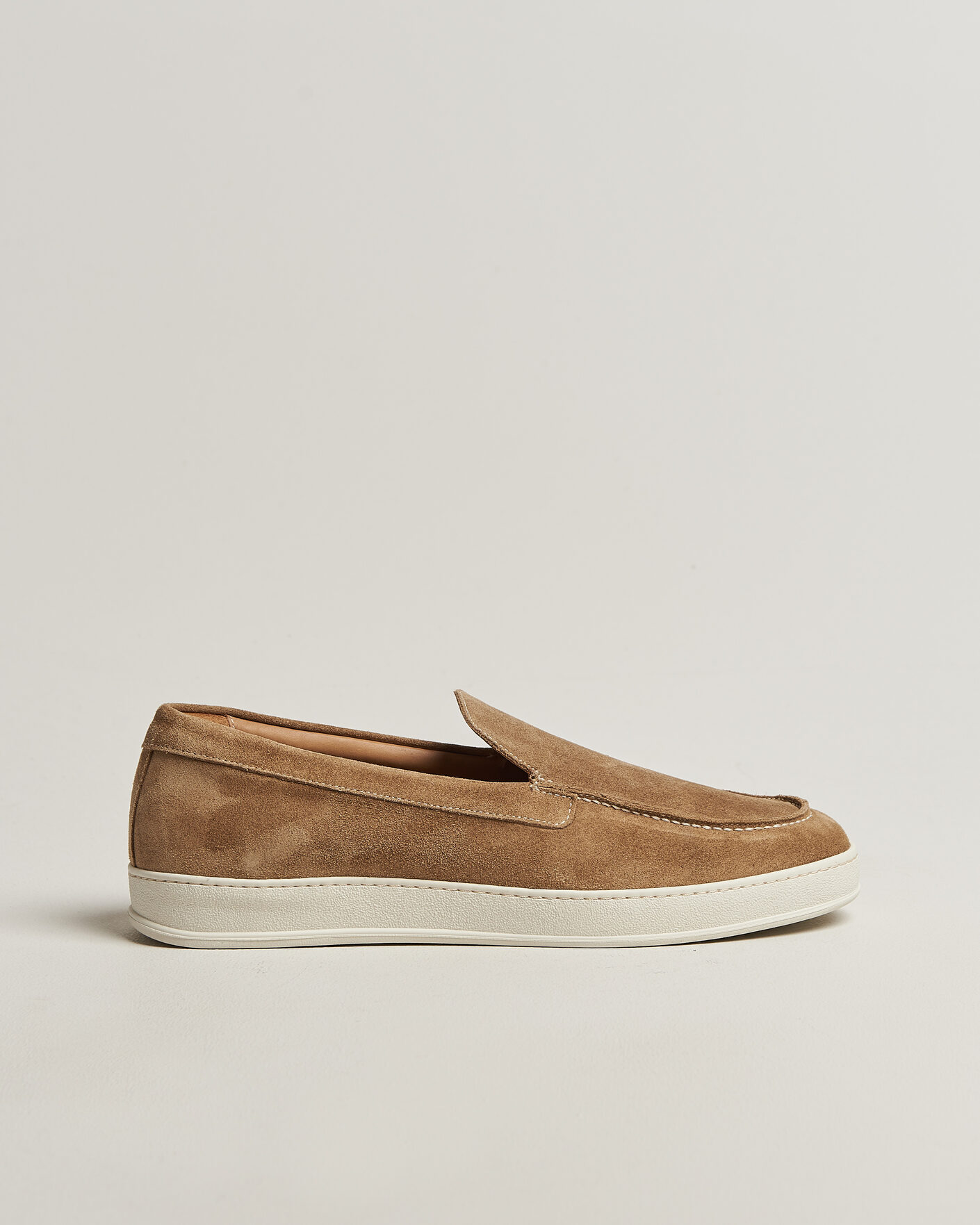 Heren | Instappers | Tiger of Sweden | Remis Suede Loafer Umber Brown