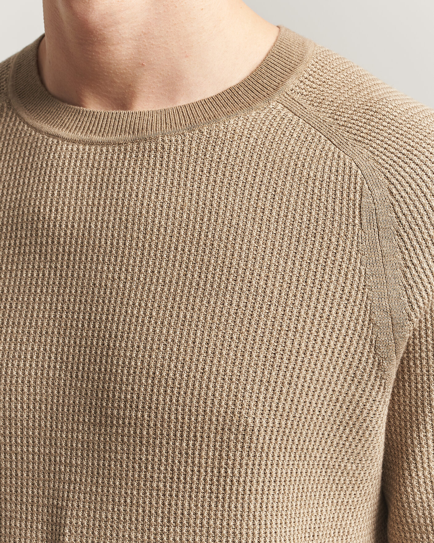 Heren | Truien | Tiger of Sweden | Martin Knitted Sweater Umber Brown