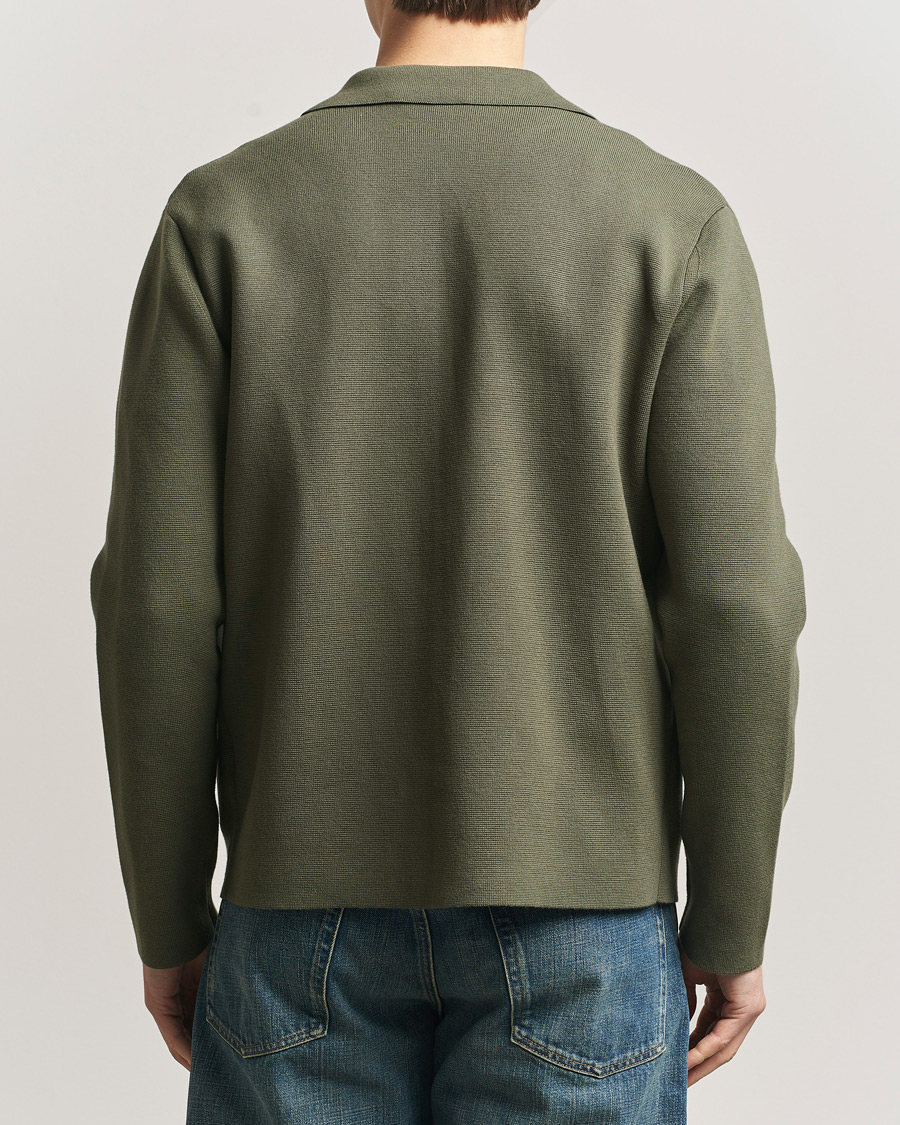 Homme | Pulls Et Tricots | Tiger of Sweden | Celyn Knitted Full Zip Kalamata Green