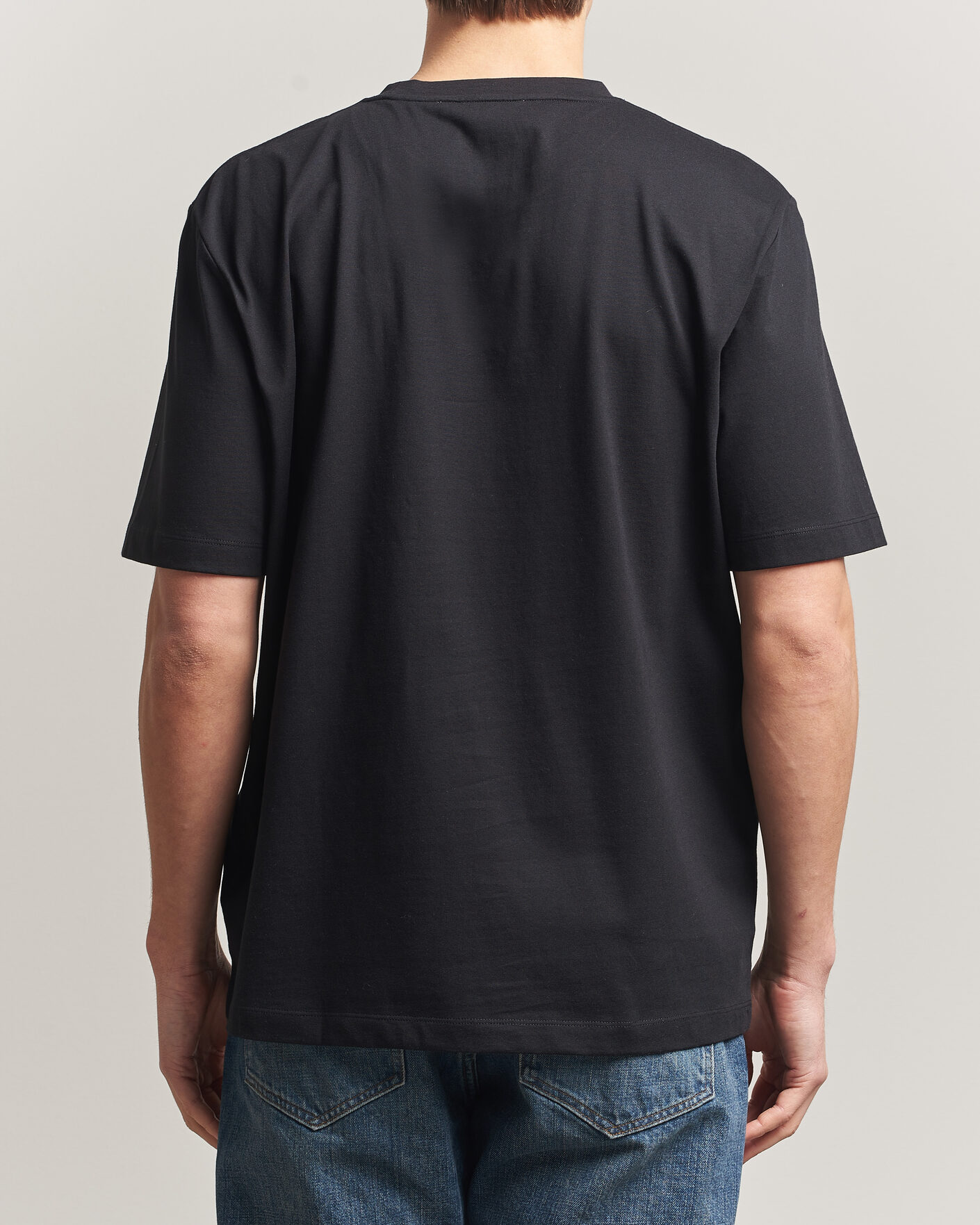 Homme | T-shirts | Tiger of Sweden | Pro Cotton Logo T-Shirt Black
