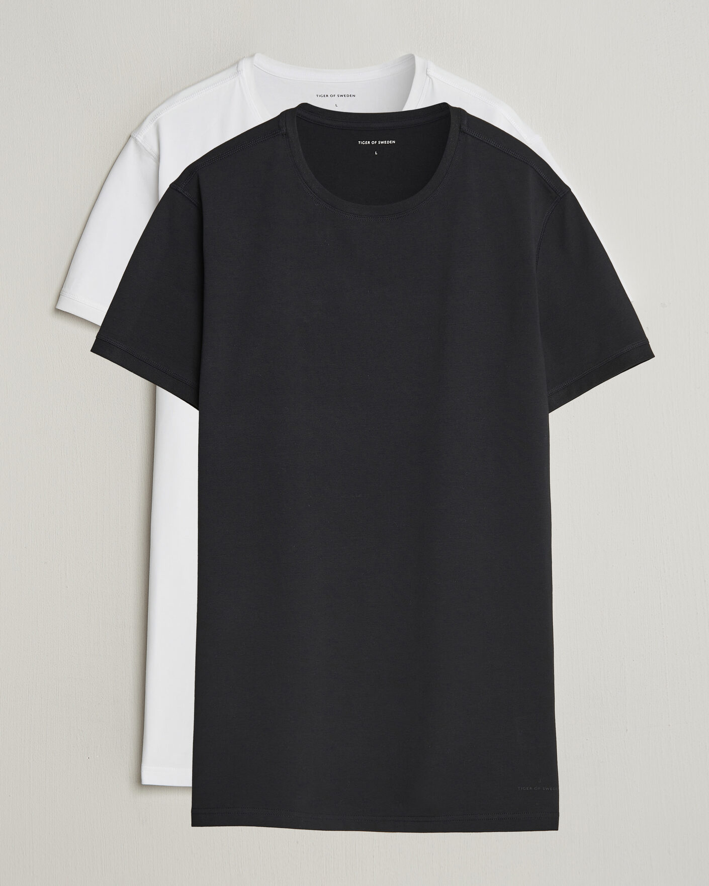 Heren | T-shirts | Tiger of Sweden | Heimdal 2-Pack Crew Neck T-Shirt Pure White