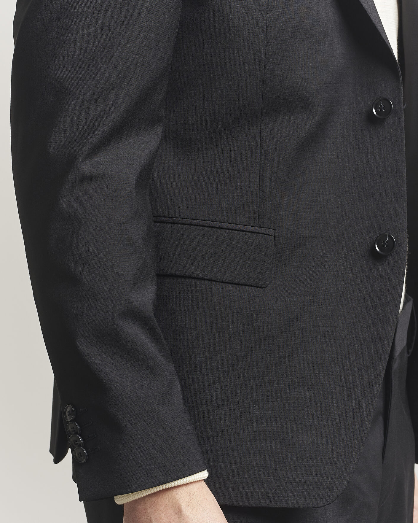 Homme | Blazers | Tiger of Sweden | Jamie Wool Travel Suit Blazer Black