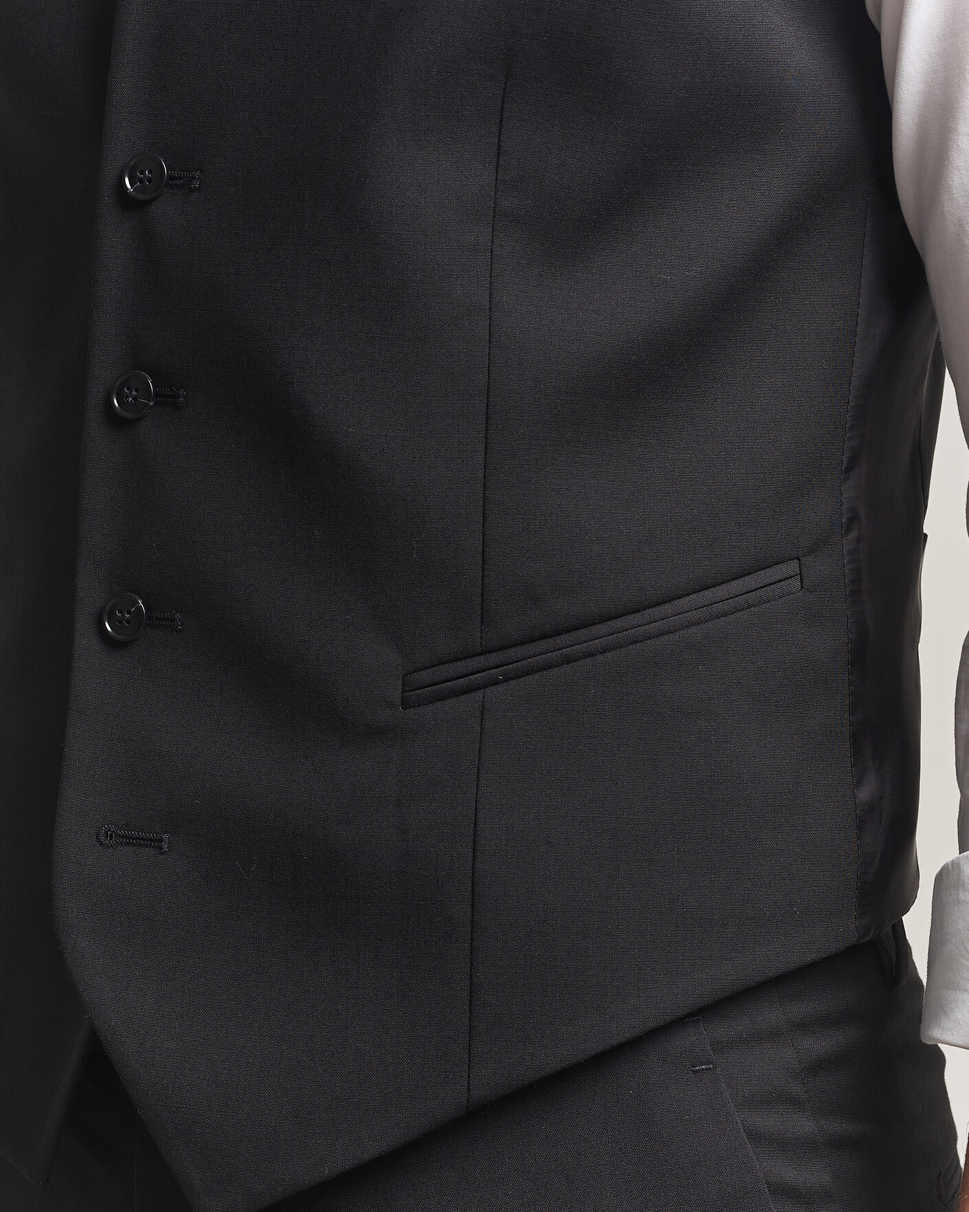 Heren | Gilets | Tiger of Sweden | Winston Wool Travel Waistcoat Black