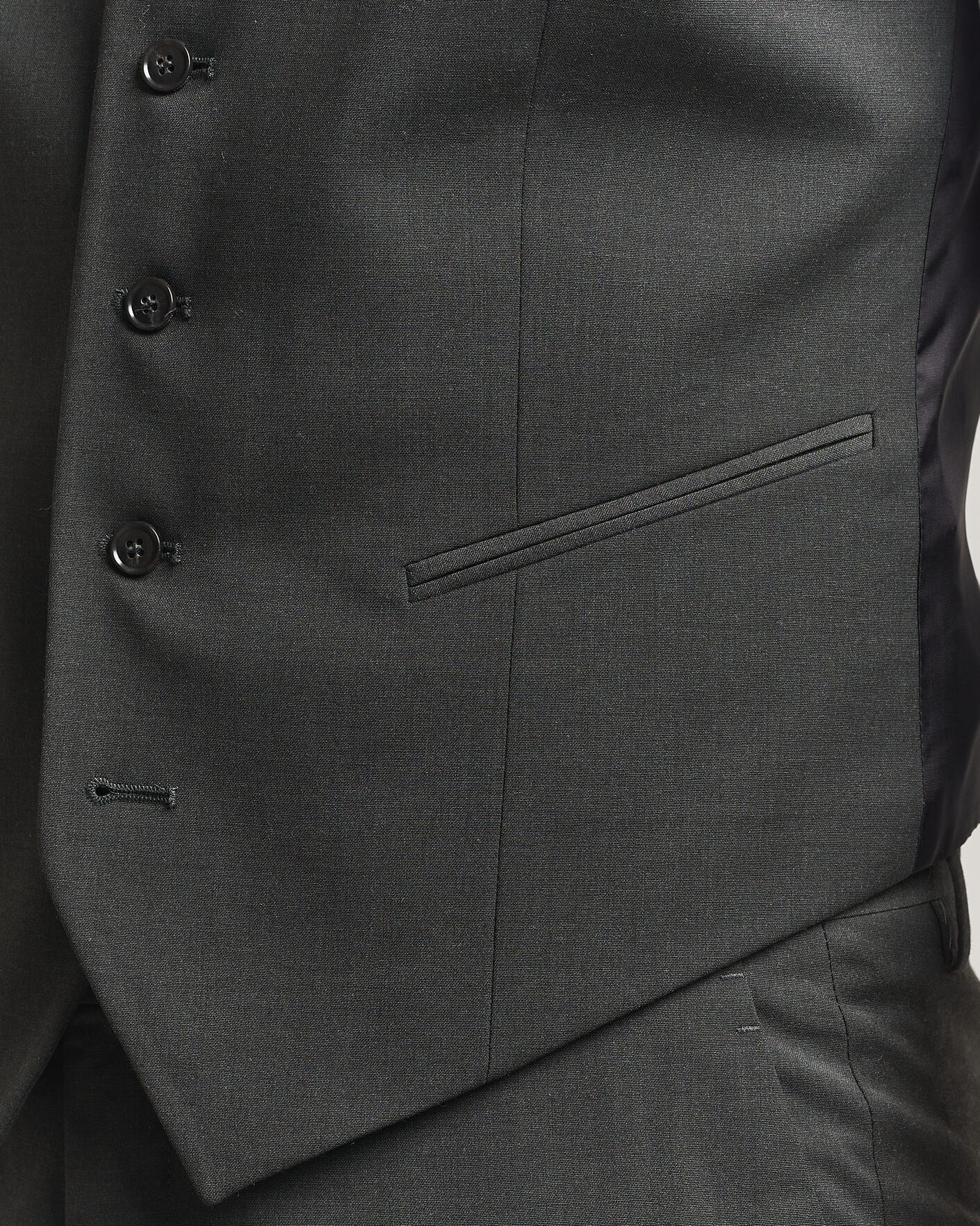 Homme | Gilets | Tiger of Sweden | Winston Wool Travel Waistcoat Olive Extreme