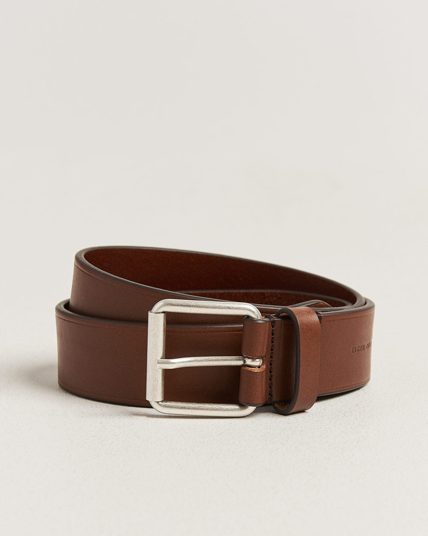 Homme | Ceintures | Tiger of Sweden | Labori Leather Belt Dark Brown
