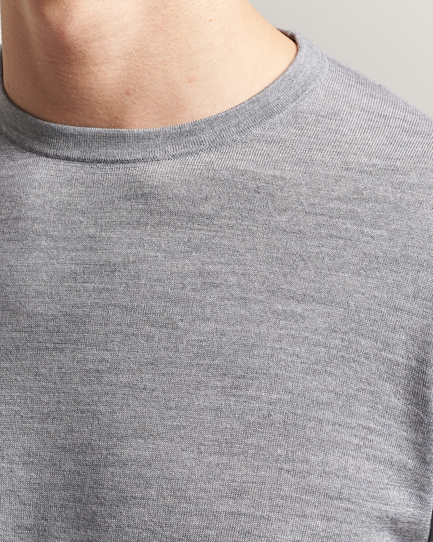 Homme | Pulls Et Tricots | Tiger of Sweden | Connor Crew Neck Pullover Grey Melange