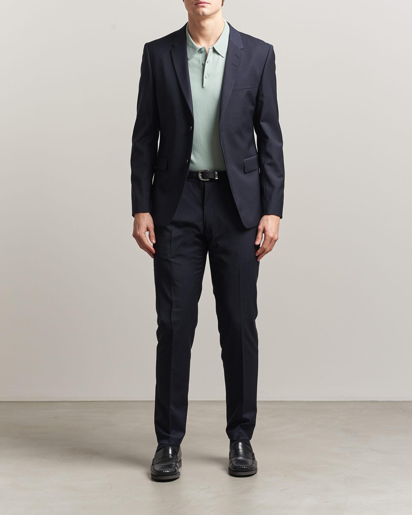 Heren | Broeken | Tiger of Sweden | Tenuta Wool Travel Suit Trousers Dark Ink