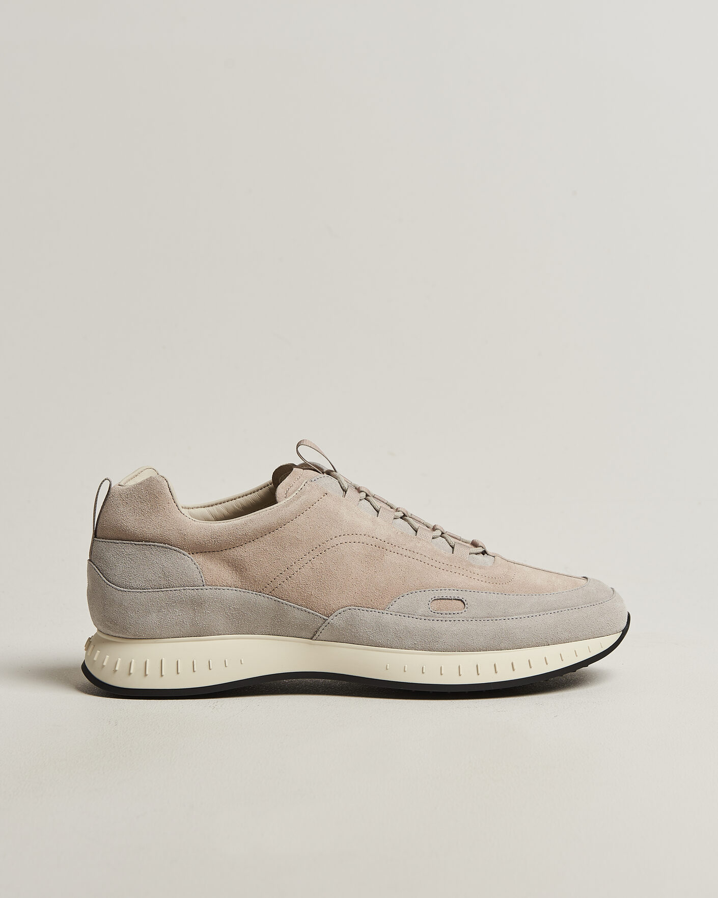 Heren | Sneakers | John Lobb | Laced Running Sneakers Sand Suede