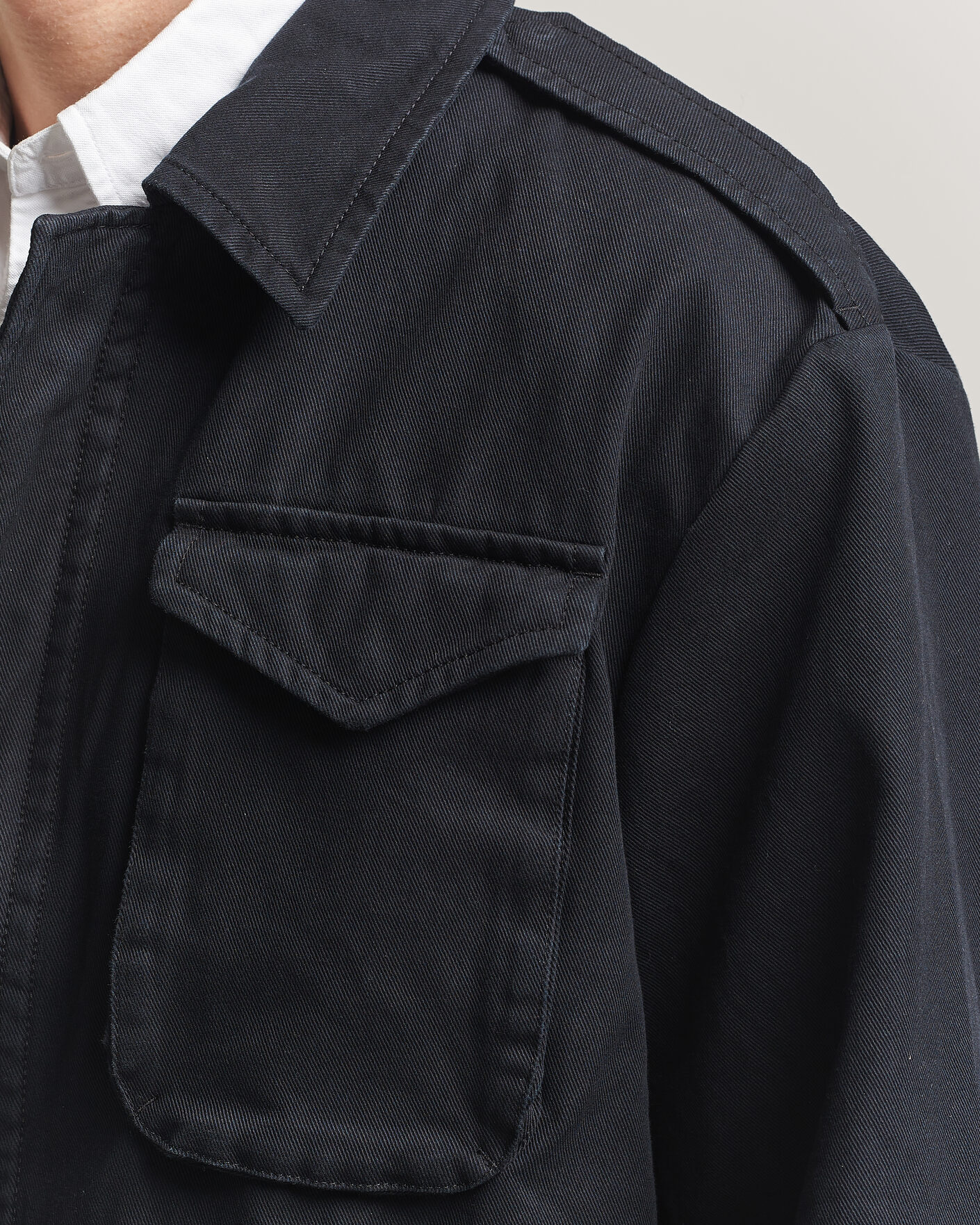 Homme | Manteaux Et Vestes | Filippa K | Cotton Field Jacket Black