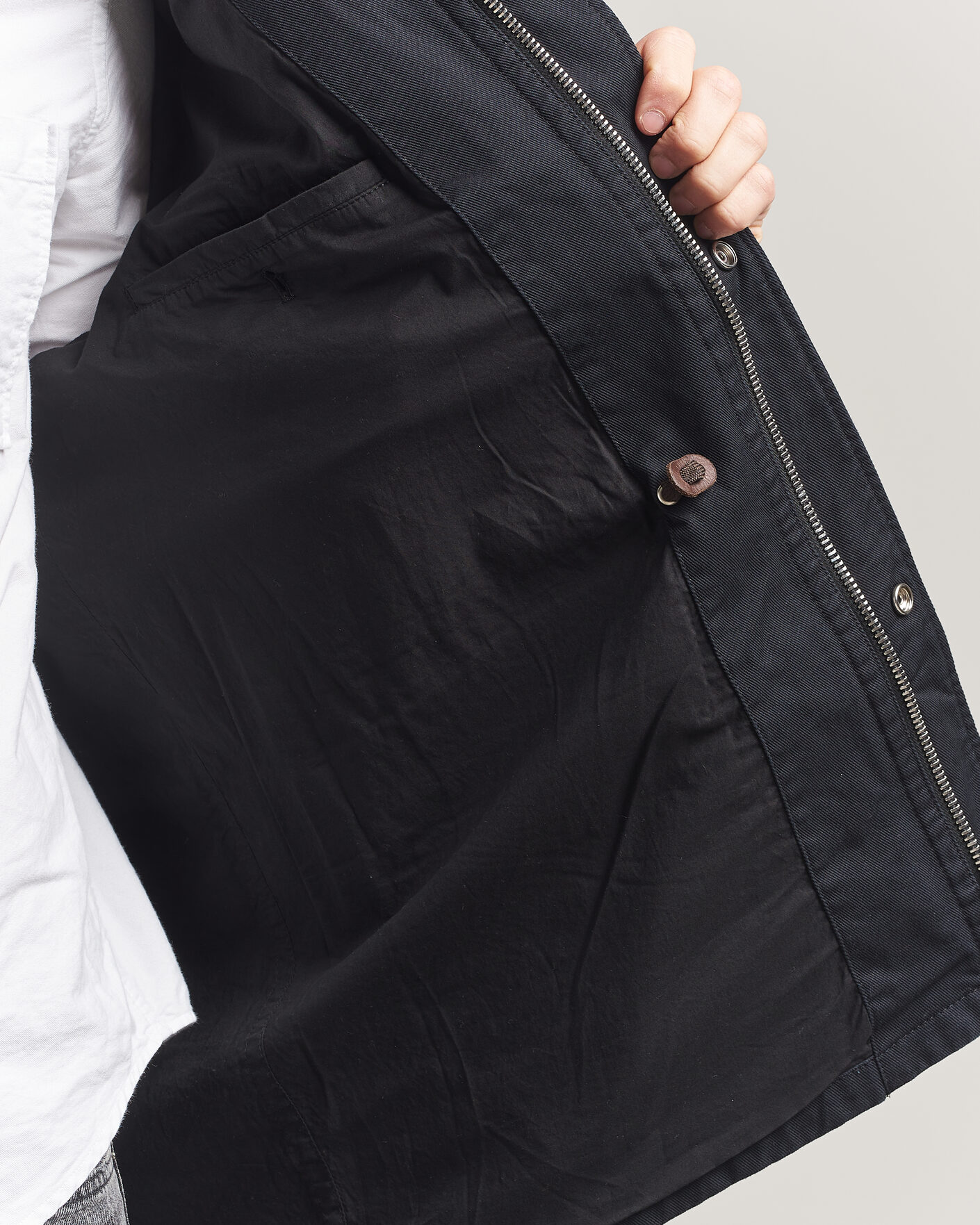 Homme | Manteaux Et Vestes | Filippa K | Cotton Field Jacket Black