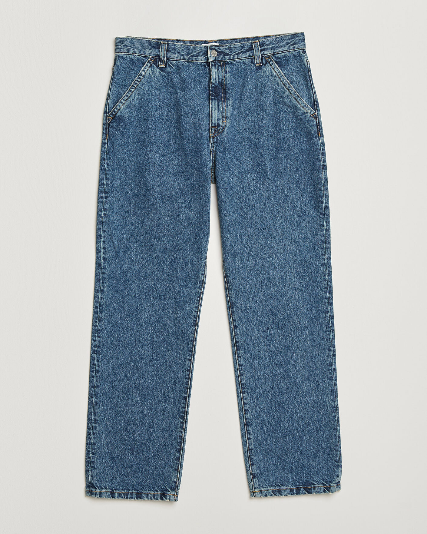 Heren | Jeans | Filippa K | Workwear Jeans Washed Mid Blue