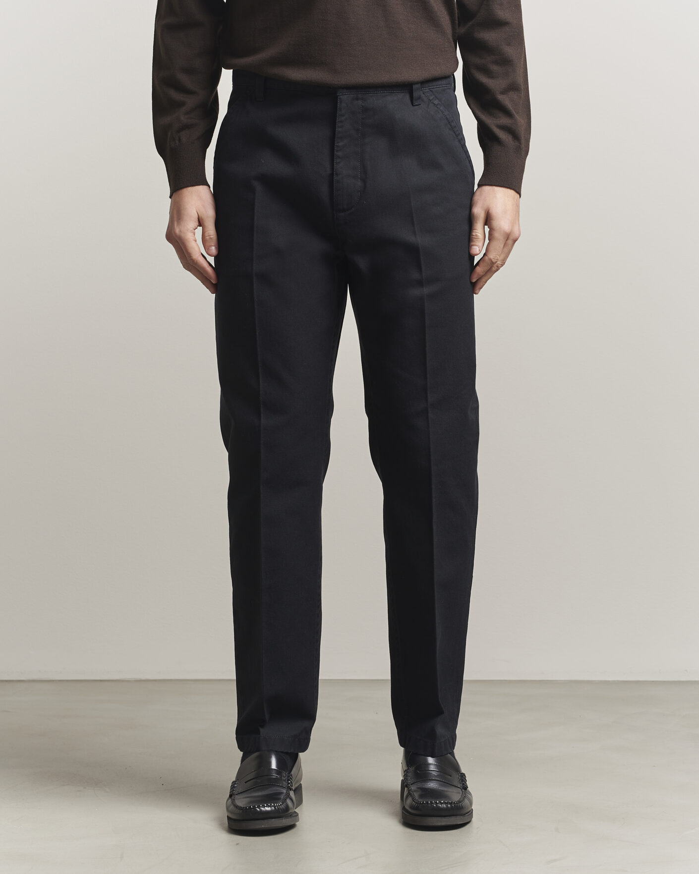 Homme | Pantalons | Filippa K | Carl Cotton Trousers Black