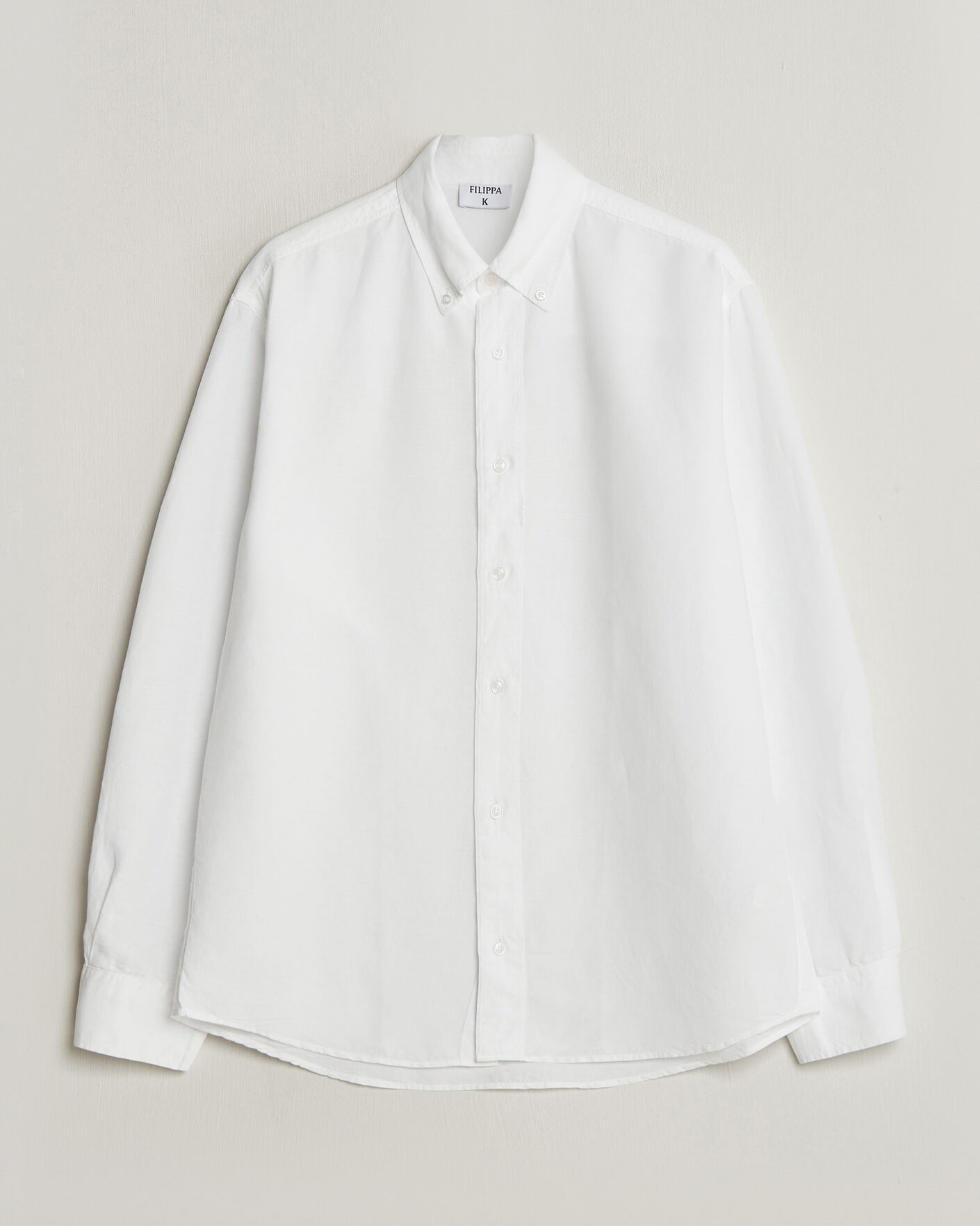 Heren | Overhemden | Filippa K | Relaxed Cotton/Linen Shirt White
