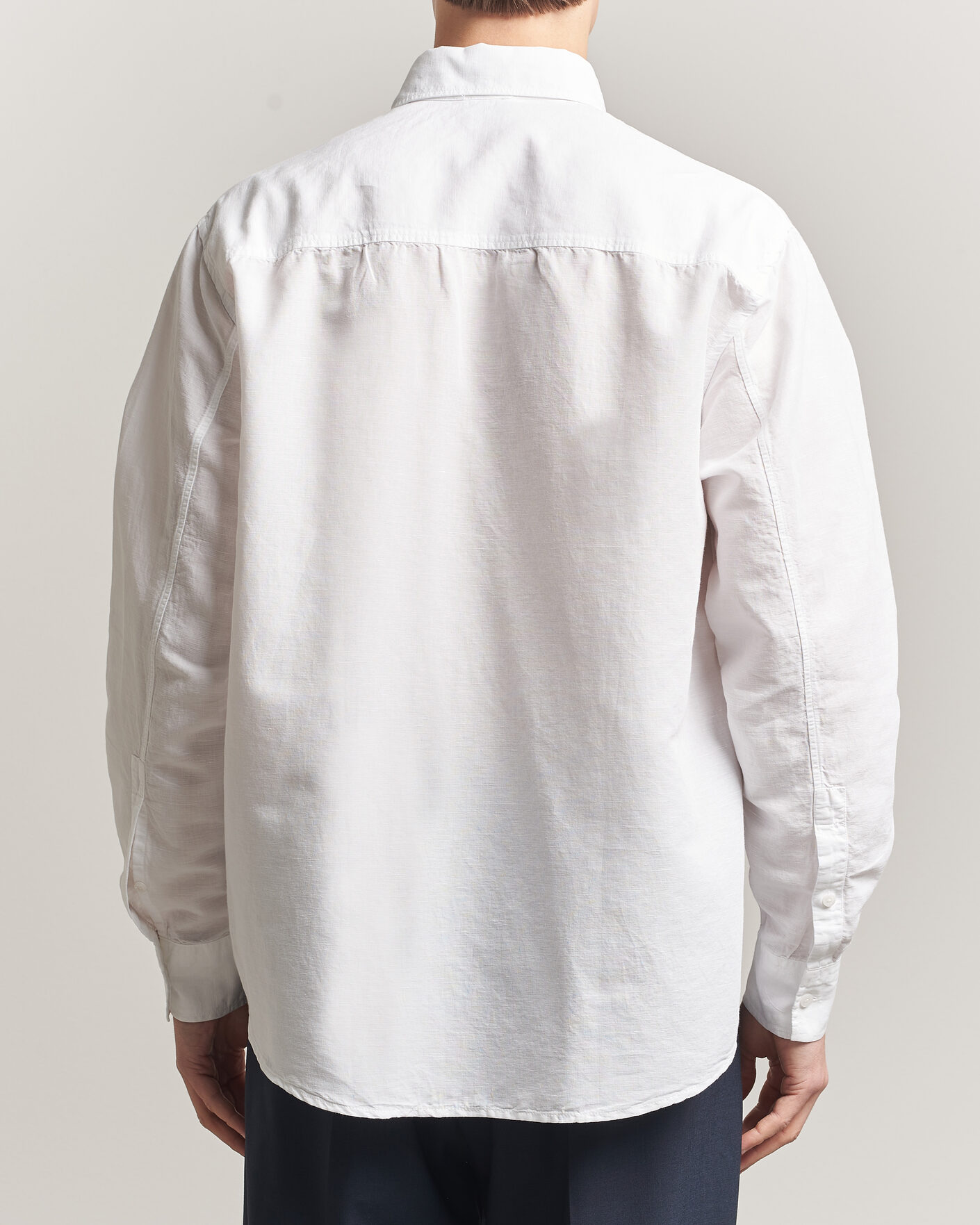 Homme | Chemises | Filippa K | Relaxed Cotton/Linen Shirt White