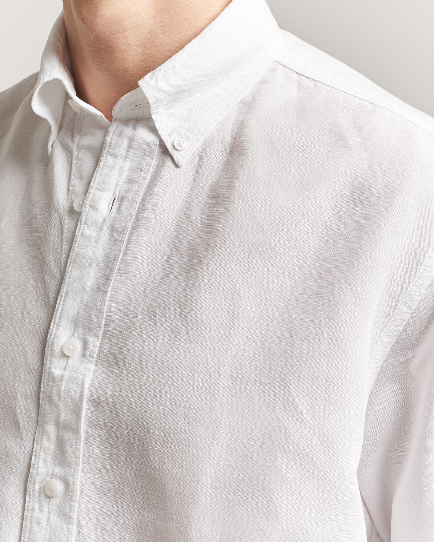 Homme | Chemises | Filippa K | Relaxed Cotton/Linen Shirt White