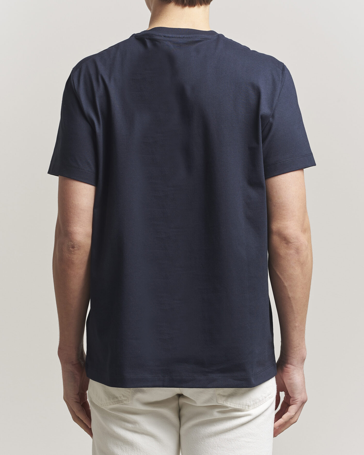 Heren | T-shirts | Filippa K | Filip Crew Neck T-Shirt Navy
