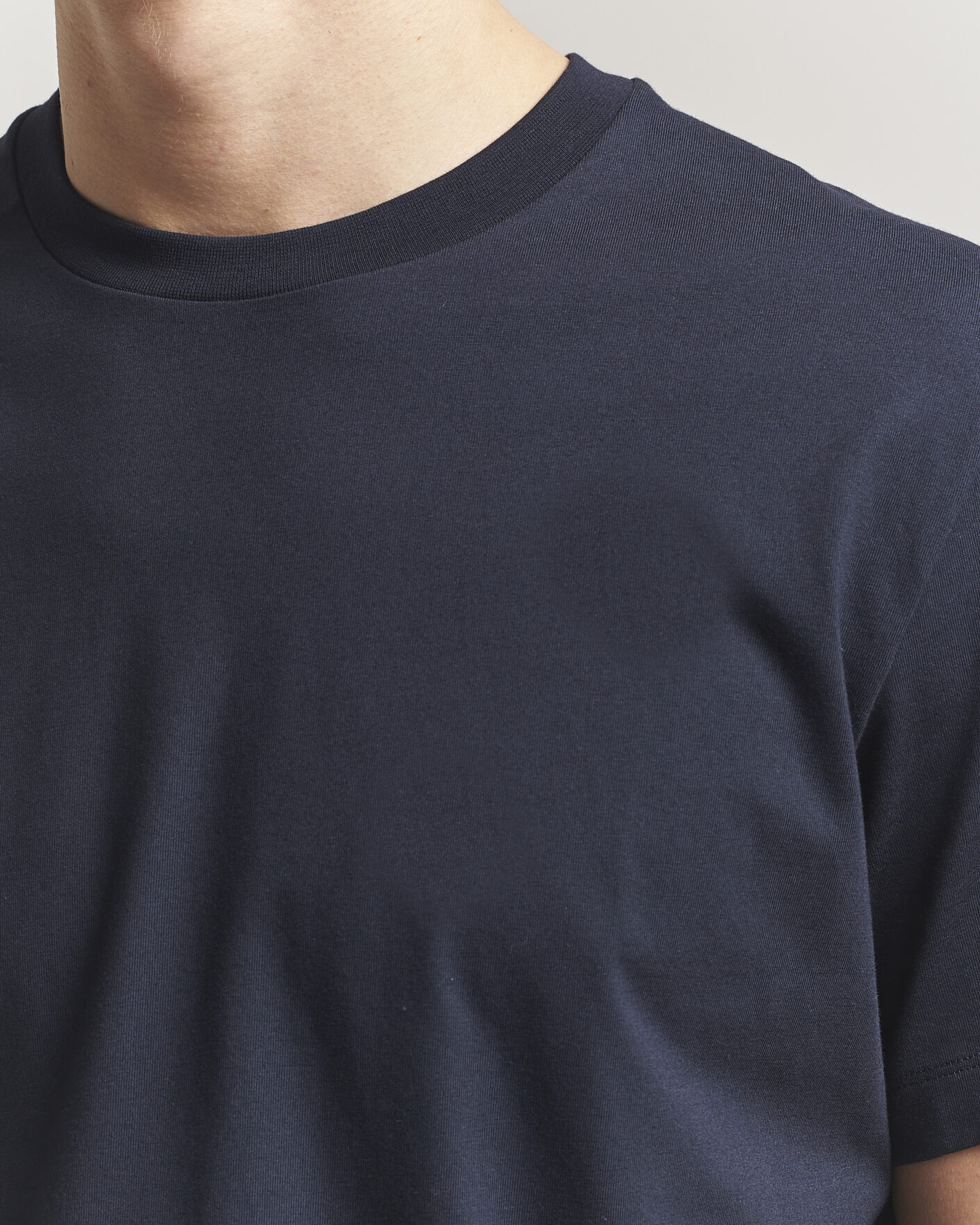 Homme | T-shirts | Filippa K | Filip Crew Neck T-Shirt Navy