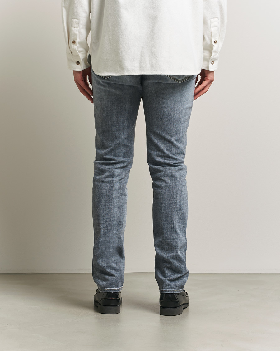 Heren | Jeans | Jacob Cohën | Bard Slim Fit Stretch Jeans Light Grey