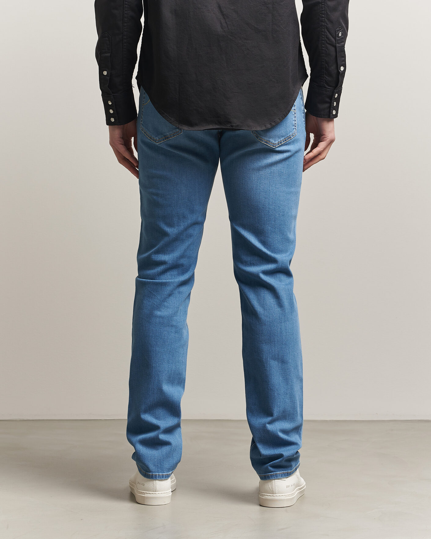 Homme | Jeans | Jacob Cohën | Bard Slim Fit Stretch Jeans Super Light Blue