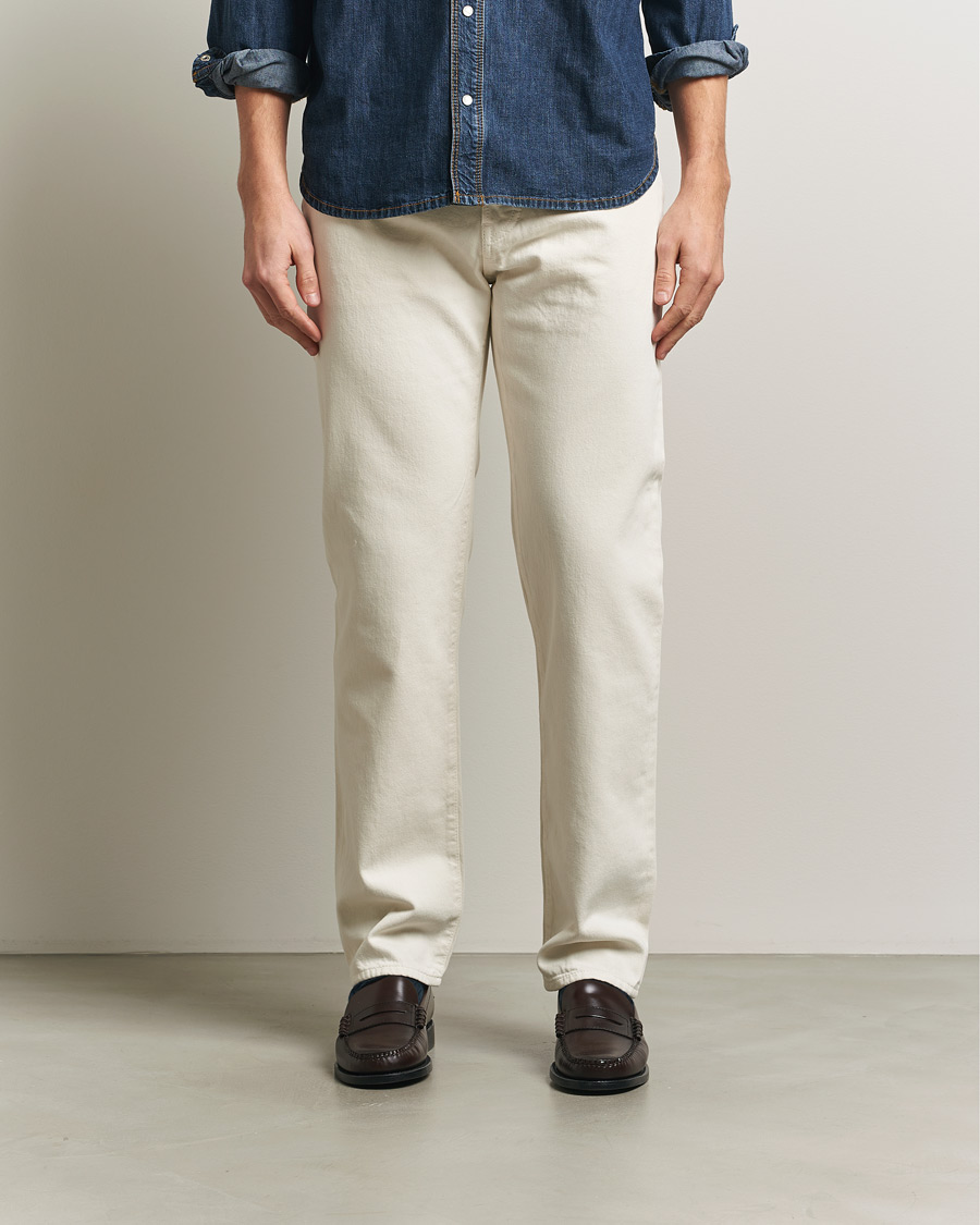 Homme | Pantalons | Jacob Cohën | Edos Regular Straight Fit Bull Denim Jeans White