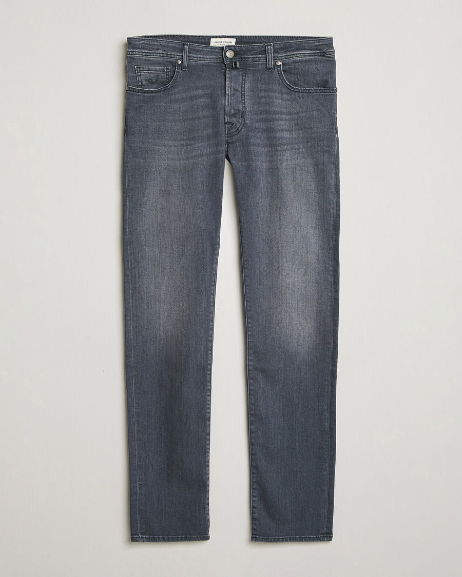 Heren | Broeken | Jacob Cohën | Bard Slim Fit Stretch Jeans Mid Grey