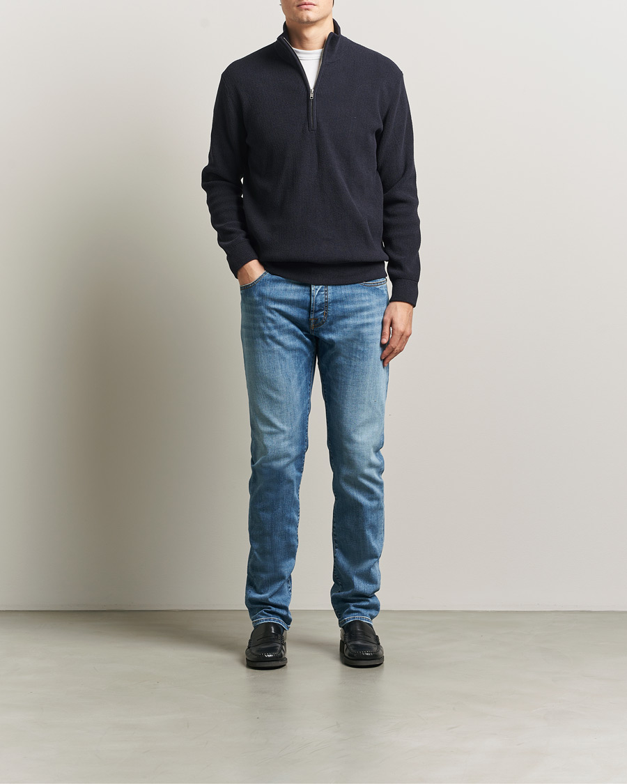 Heren | Broeken | Jacob Cohën | Bard Slim Fit Stretch Jeans Light Blue