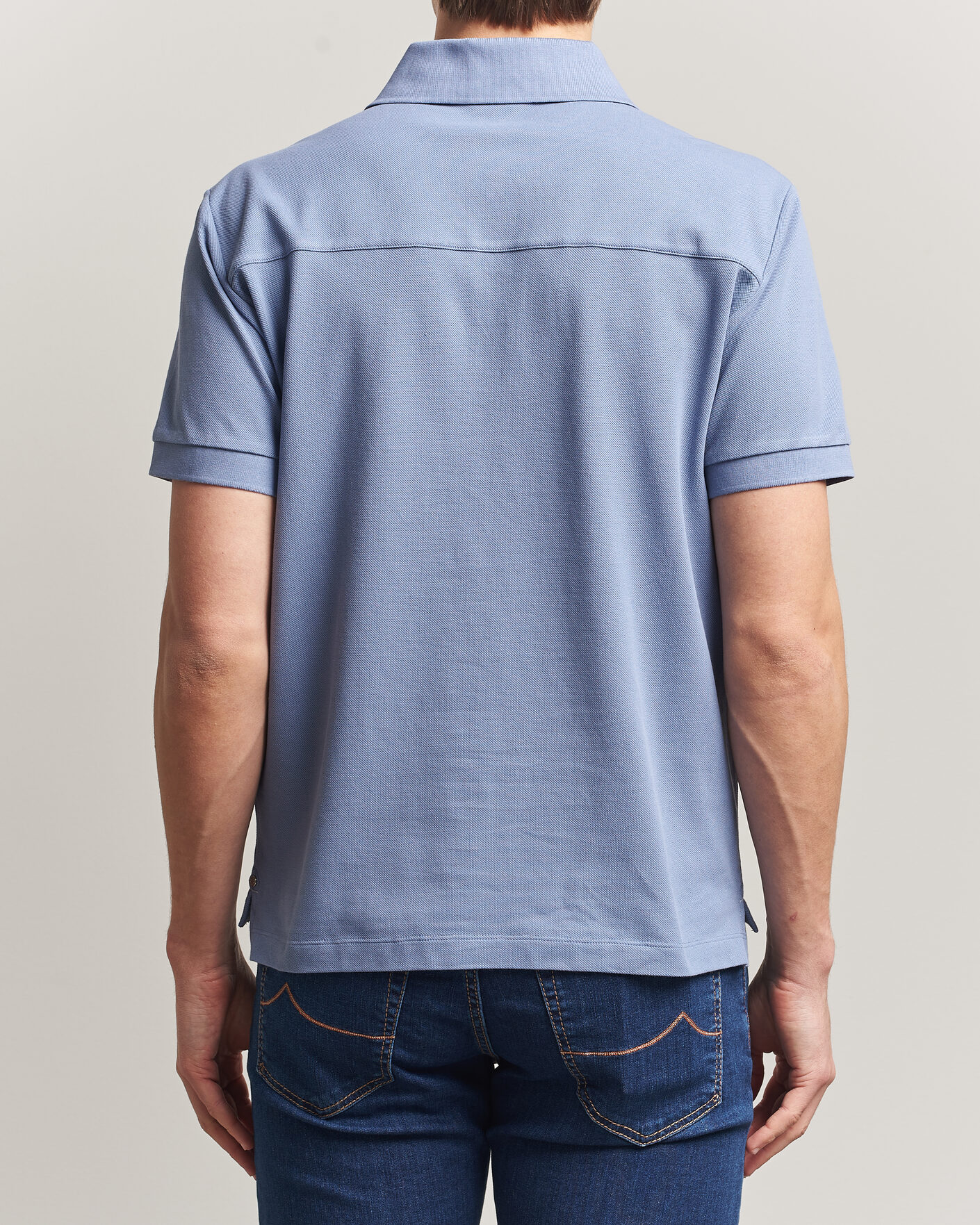 Homme | Polos | Jacob Cohën | Cotton Polo Piquet Aviation