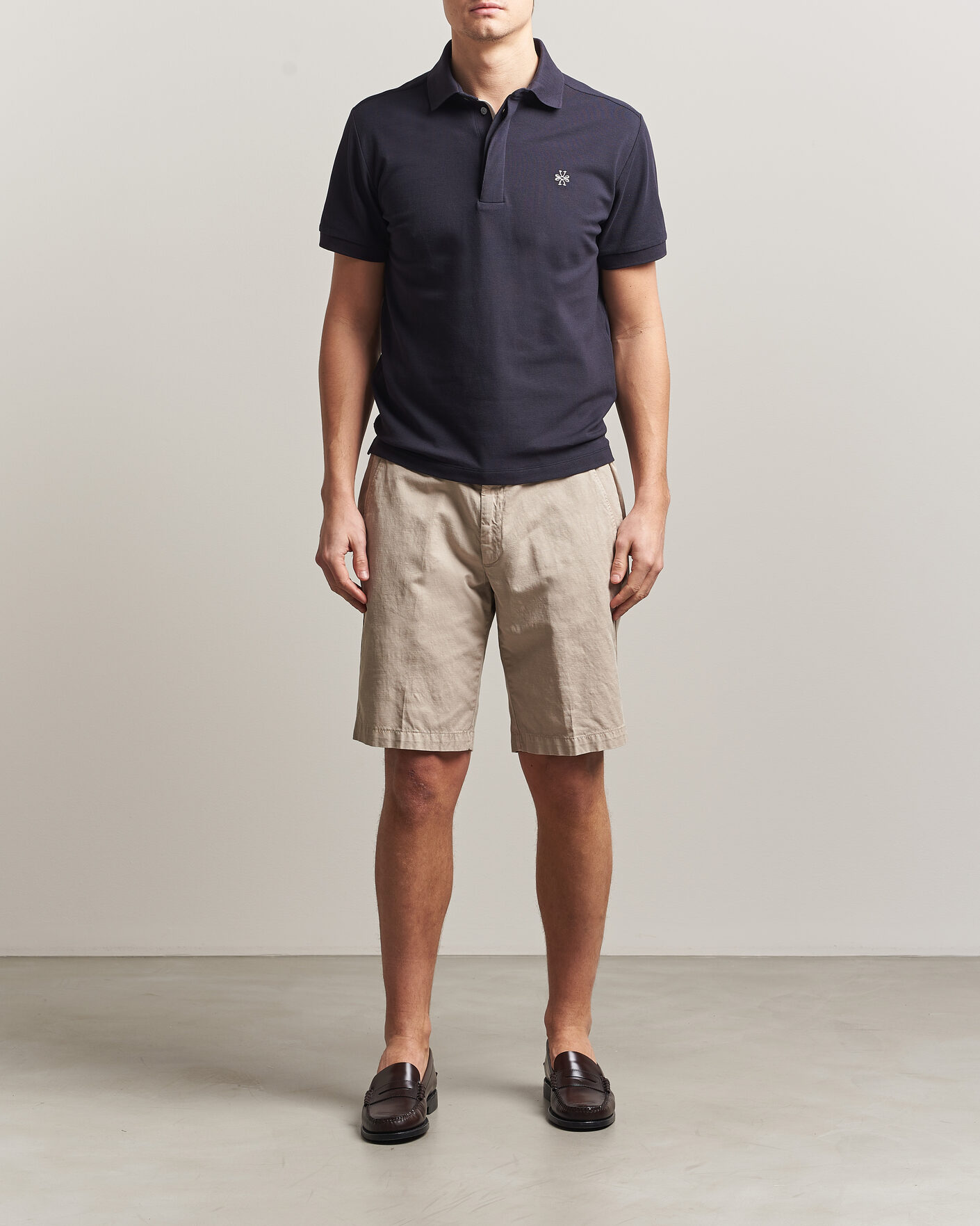 Homme | Polos | Jacob Cohën | Cotton Polo Piquet Navy Blue
