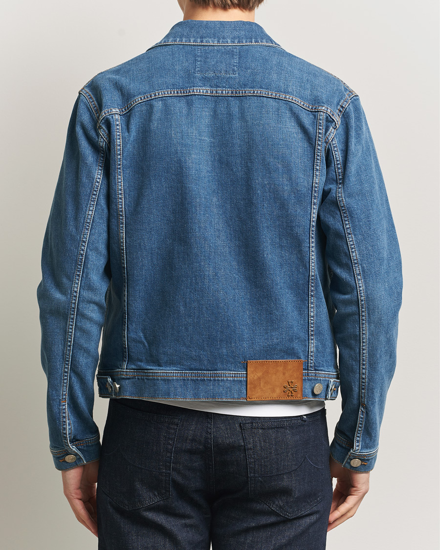 Heren | Jassen | Jacob Cohën | Denim Trucker Jacket Mid Blue