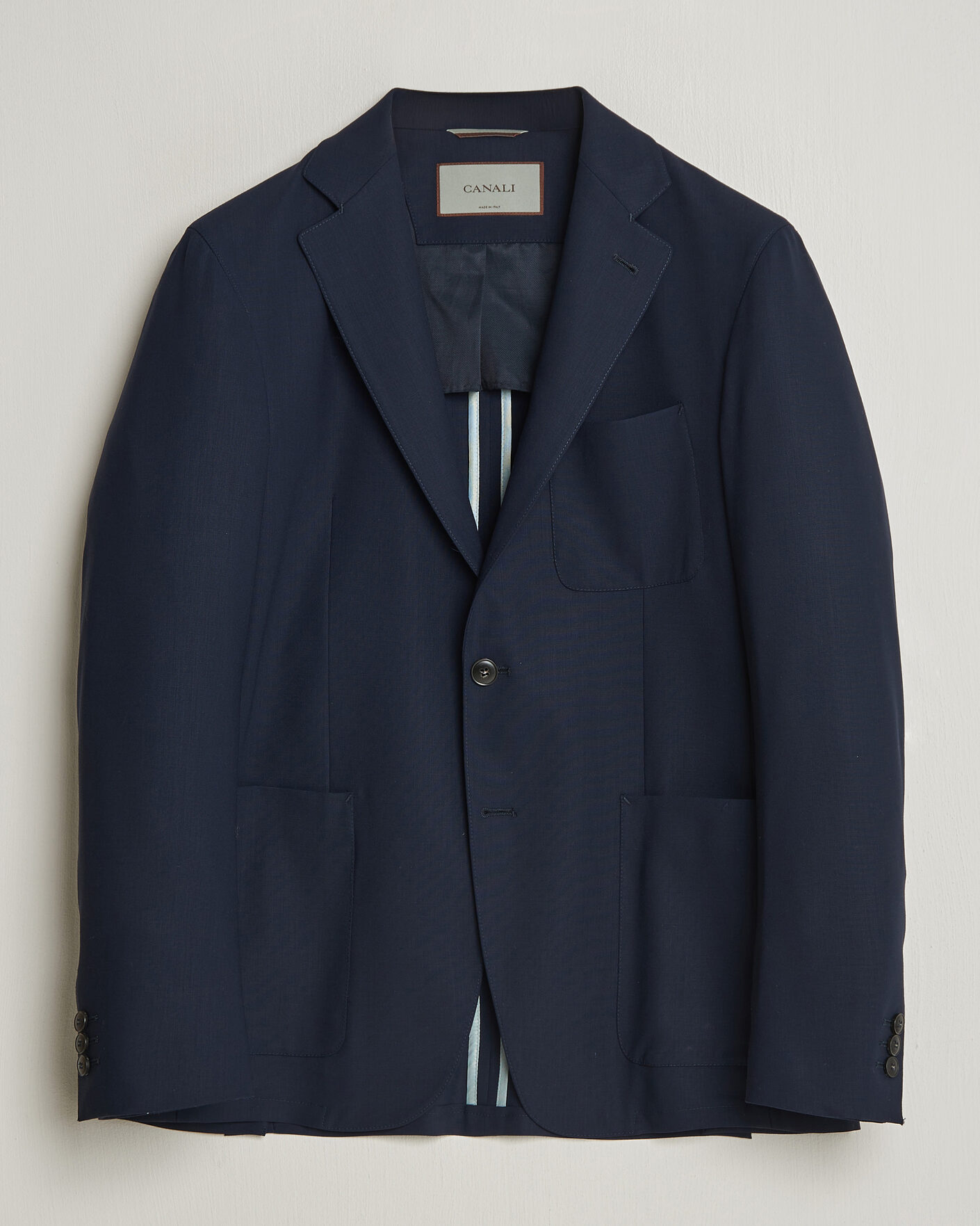 Homme | Blazers | Canali | Unconstructed Impeccabile Wool Blazer Navy