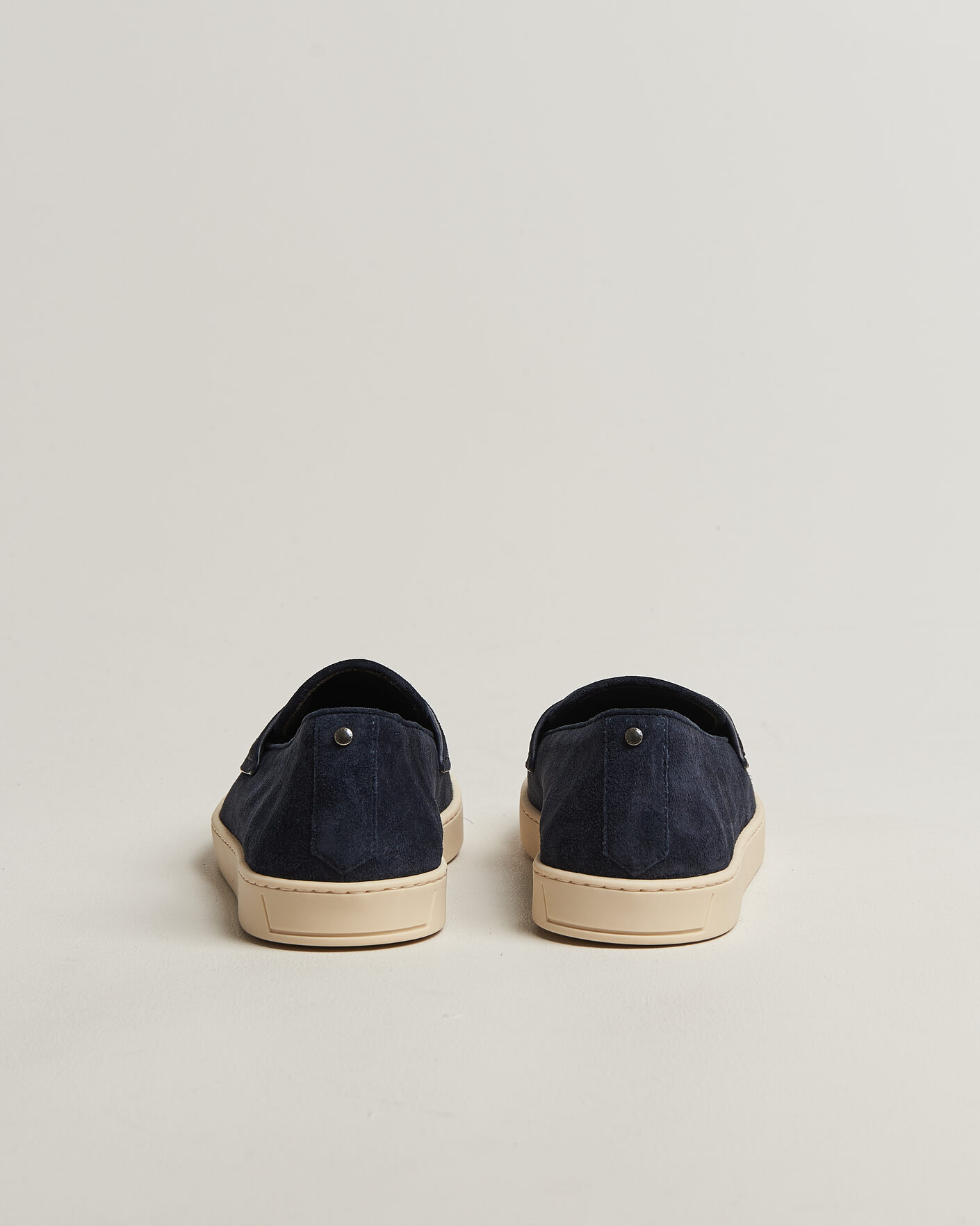 Homme | Loafers | Canali | Summer Loafers Navy Suede