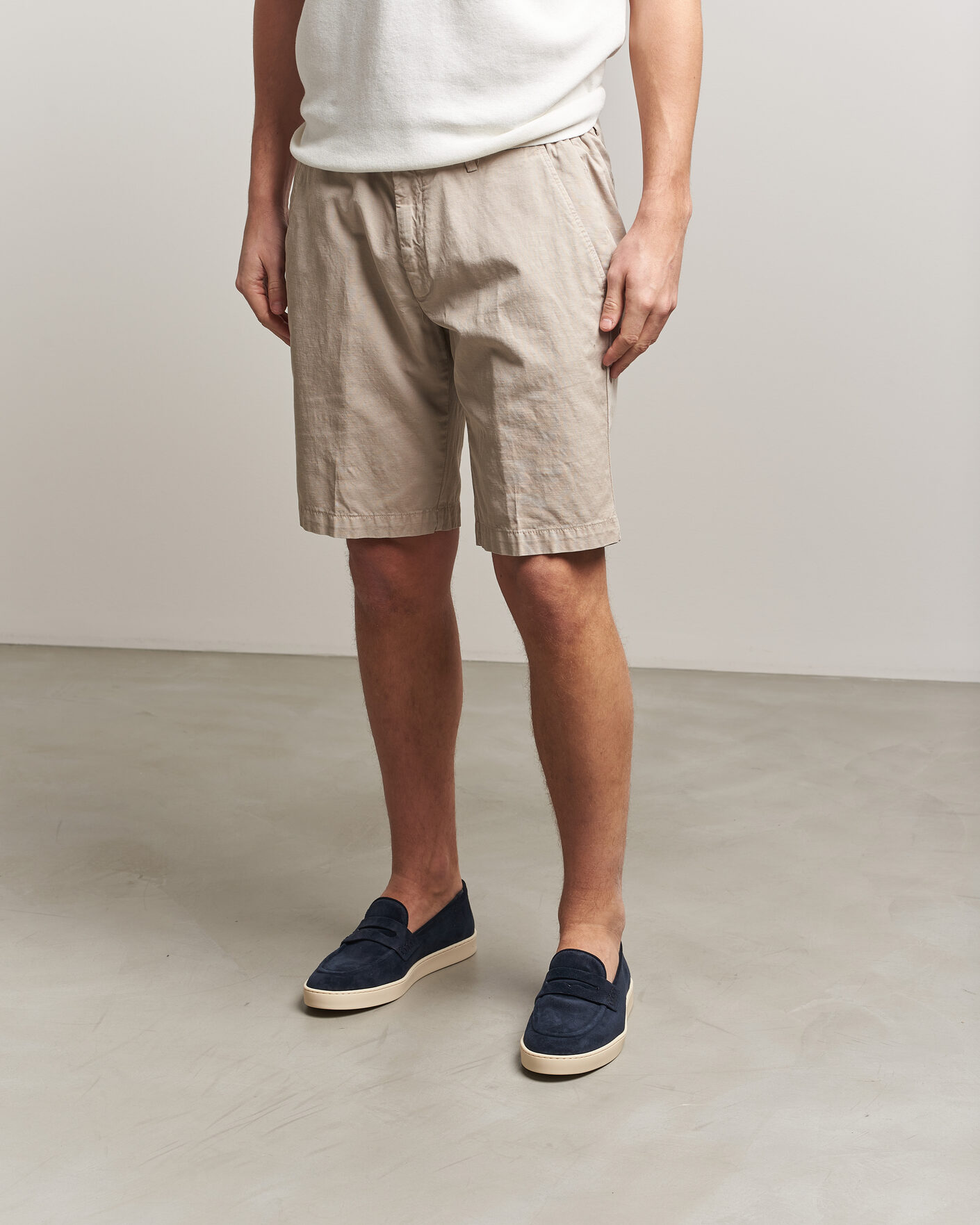 Homme | Loafers | Canali | Summer Loafers Navy Suede