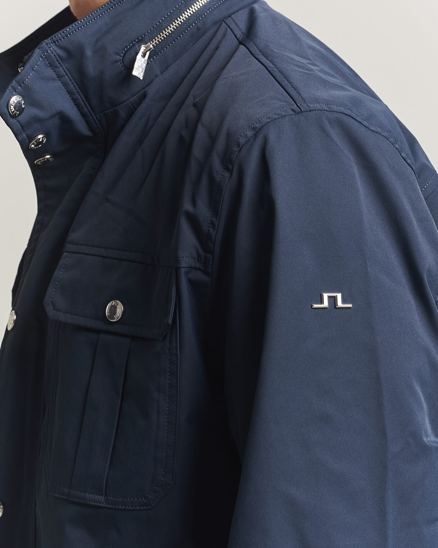 Heren | Jassen | J.Lindeberg | Bailey Recyceled Poly Jacket JL Navy