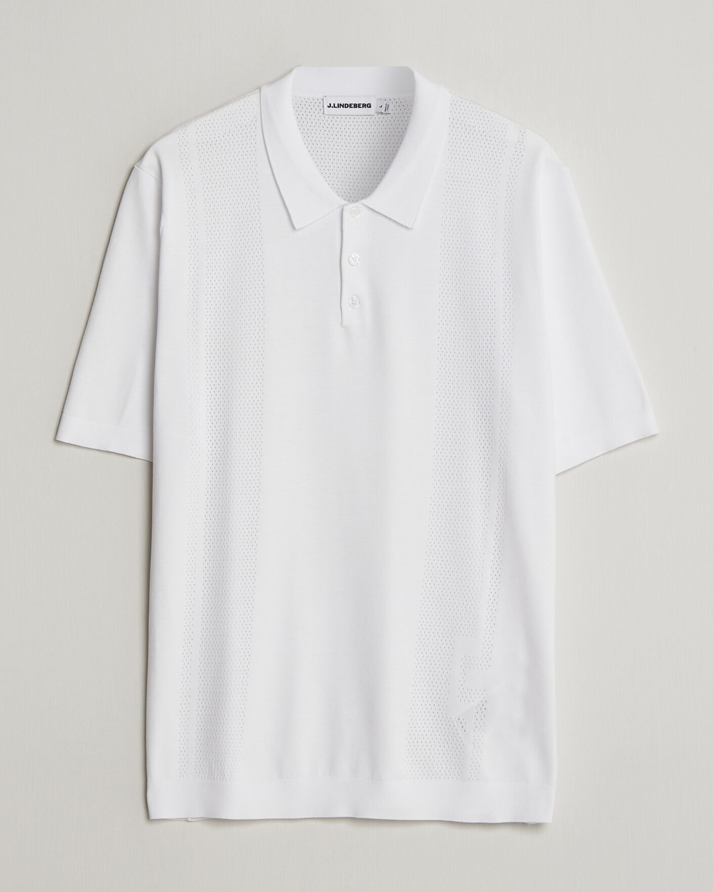 Homme | Polos | J.Lindeberg | Reymond Knit Polo White