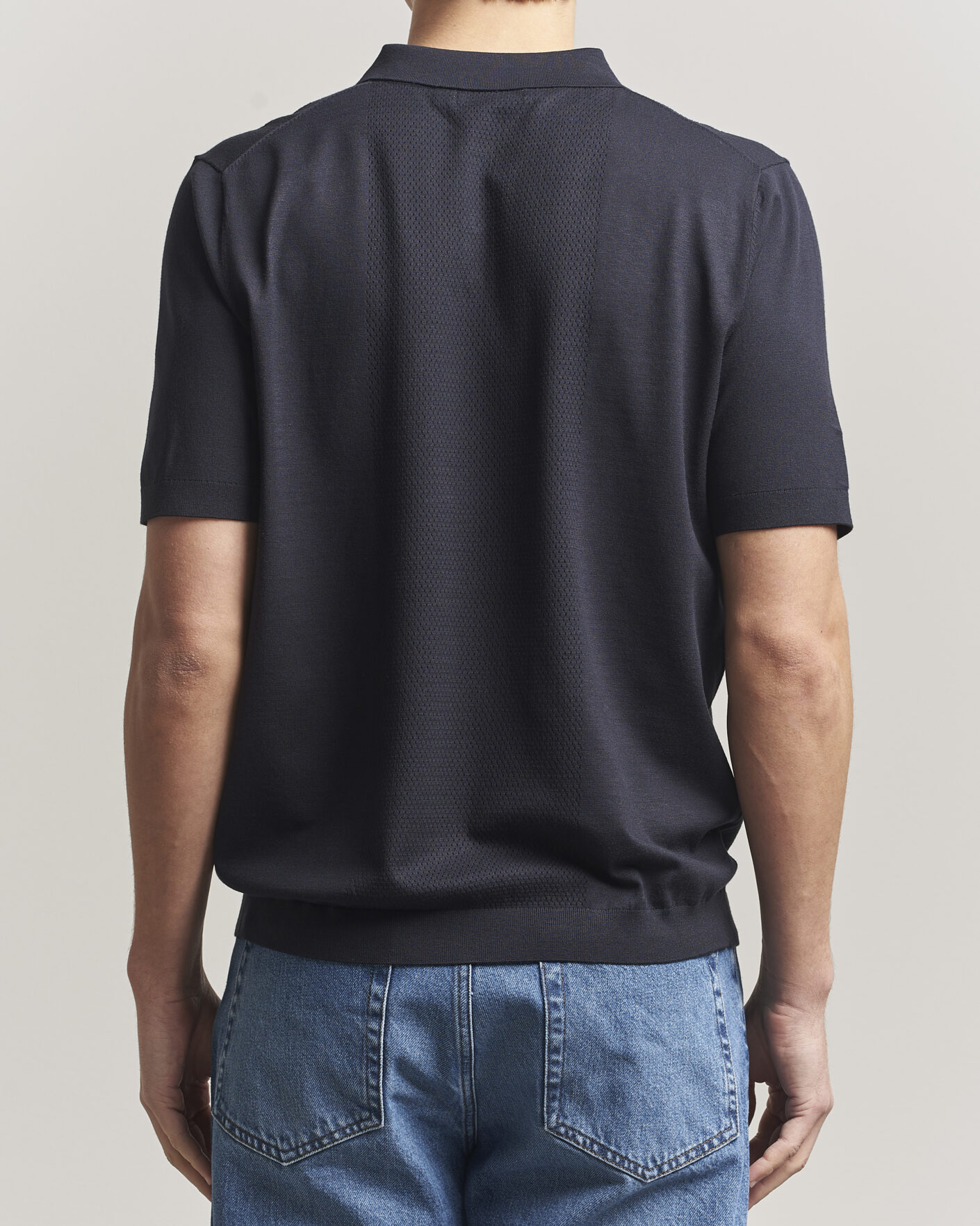 Heren | Polo's | J.Lindeberg | Reymond Knit Polo JL Navy