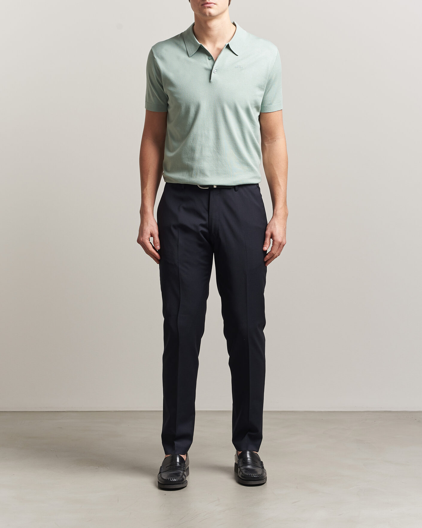 Heren | Polo's | J.Lindeberg | Ridge Knitted Polo Jadeite