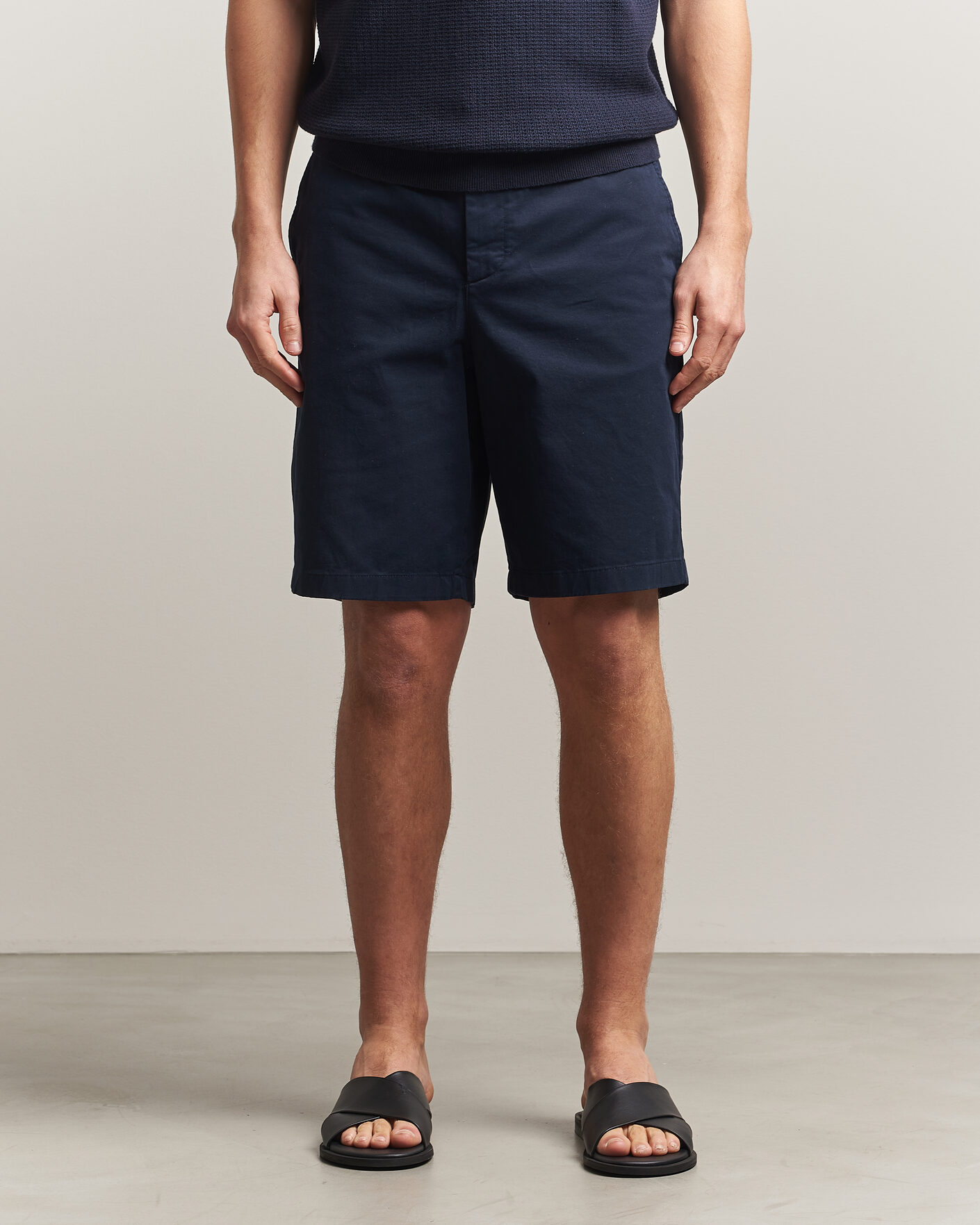 Heren | Korte broek | J.Lindeberg | Shane Cotton Stretch Shorts JL Navy