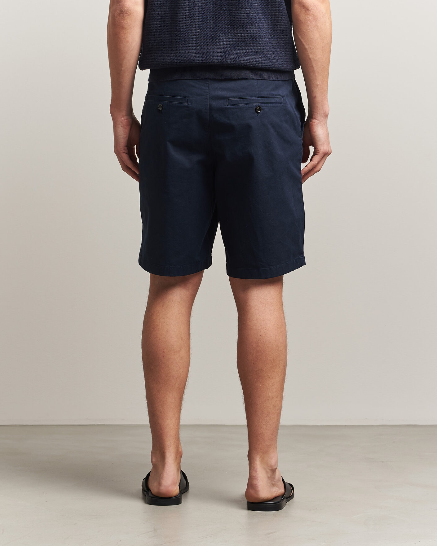 Heren | Korte broek | J.Lindeberg | Shane Cotton Stretch Shorts JL Navy