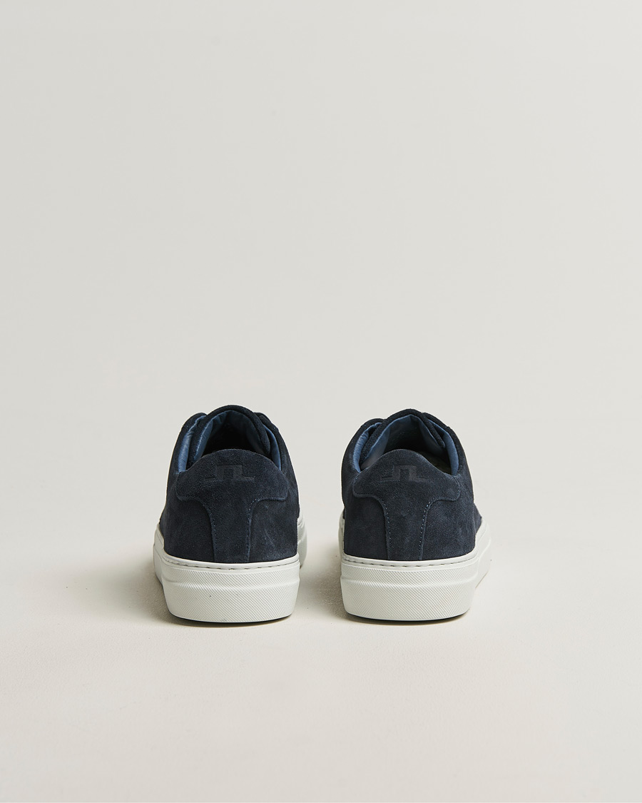 Heren | Sneakers | J.Lindeberg | Art Signature Suede Sneaker JL Navy