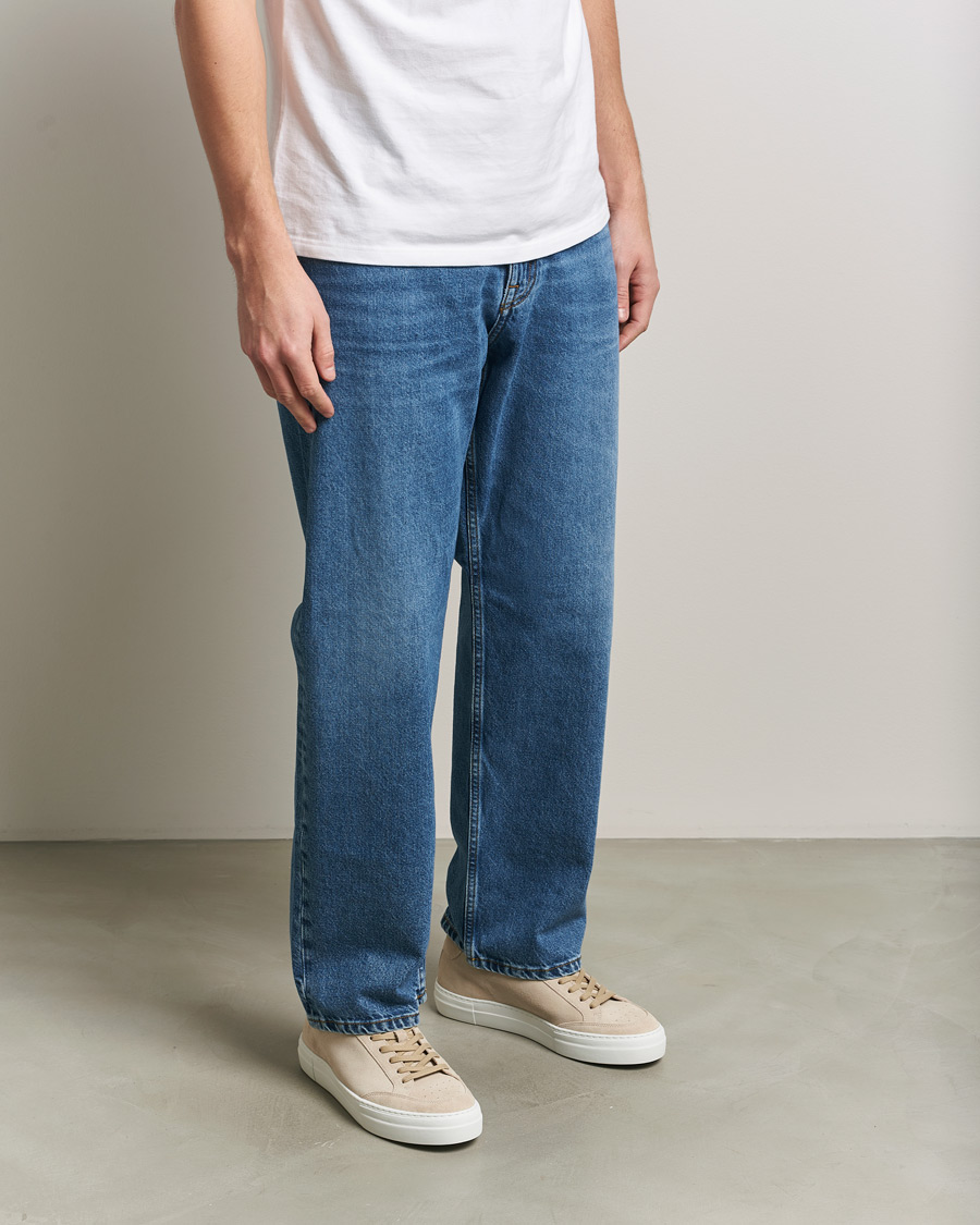 Homme | Baskets | J.Lindeberg | Art Signature Suede Sneaker Moonbeam