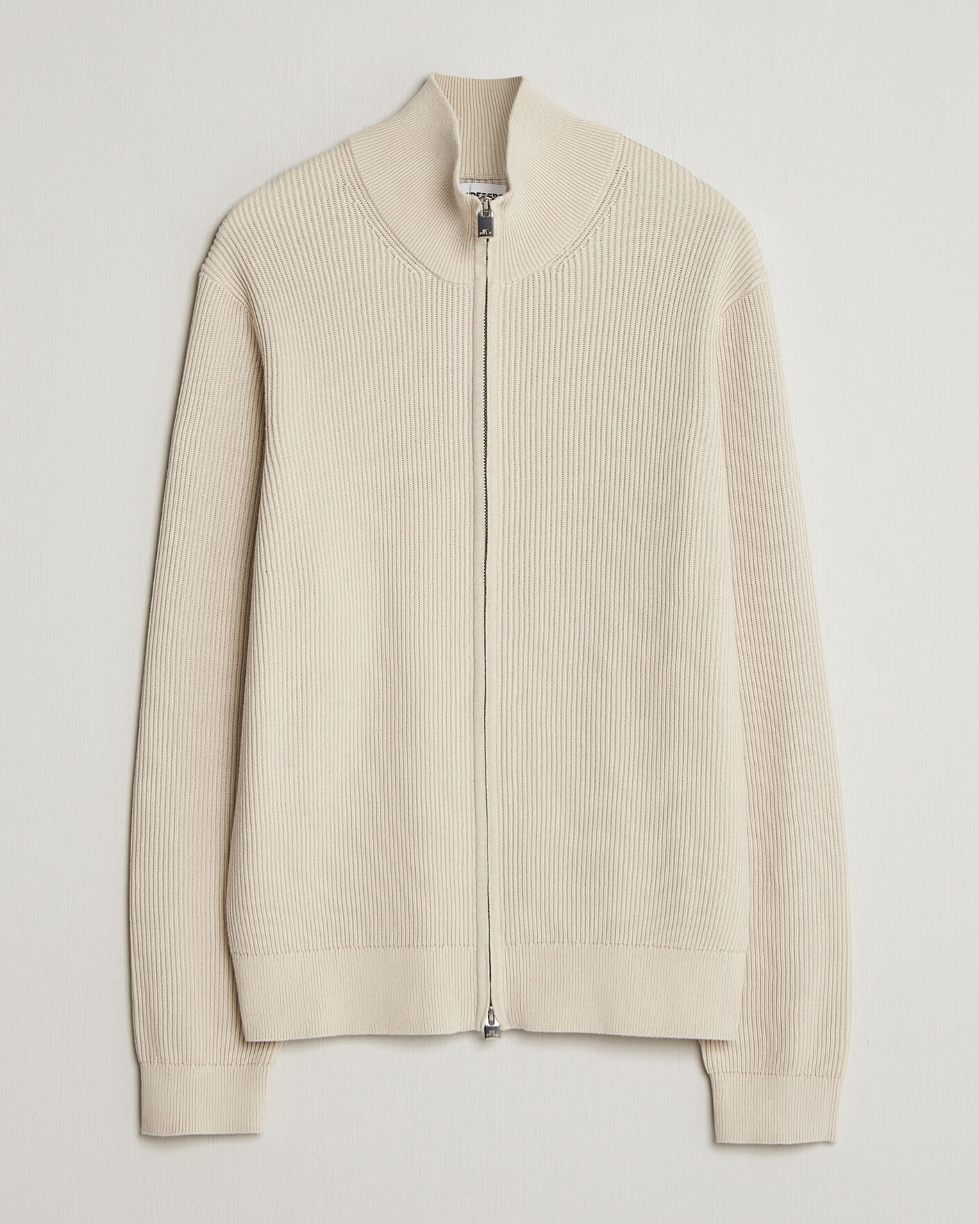 Heren | Truien | J.Lindeberg | Alexis Full Zip Cardigan Moonbeam