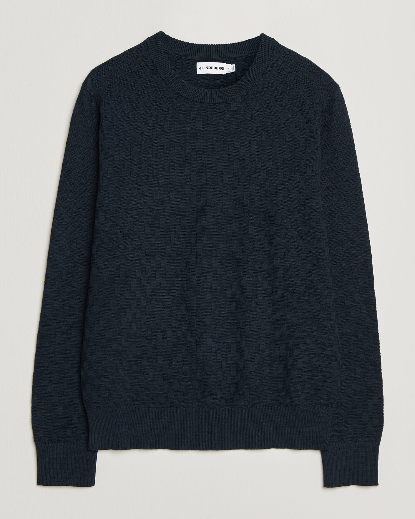 Homme | Pulls Et Tricots | J.Lindeberg | Arthur Knit Cotton Sweater JL Navy