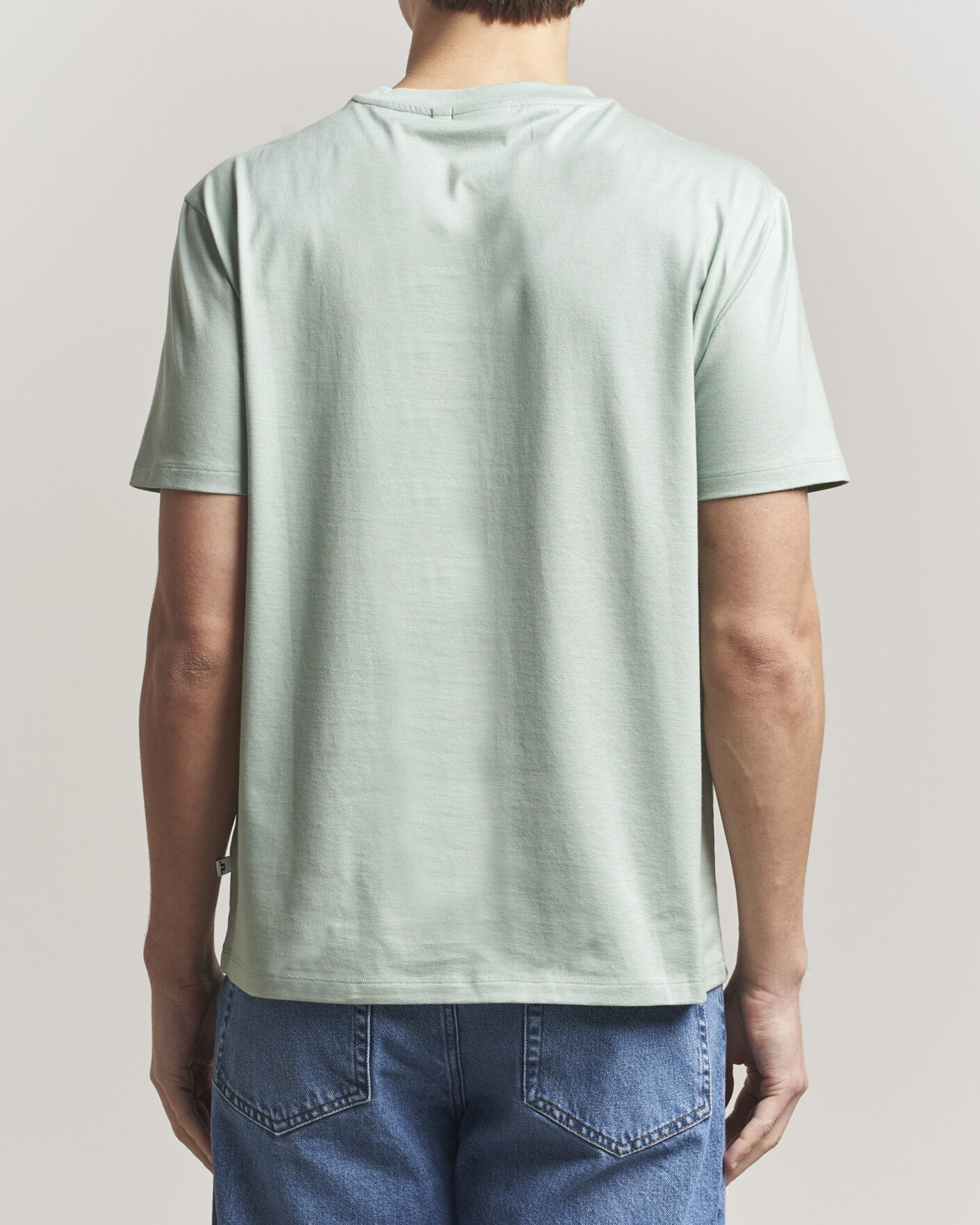 Heren | T-shirts | J.Lindeberg | Sid Basic T-Shirt Jadeite