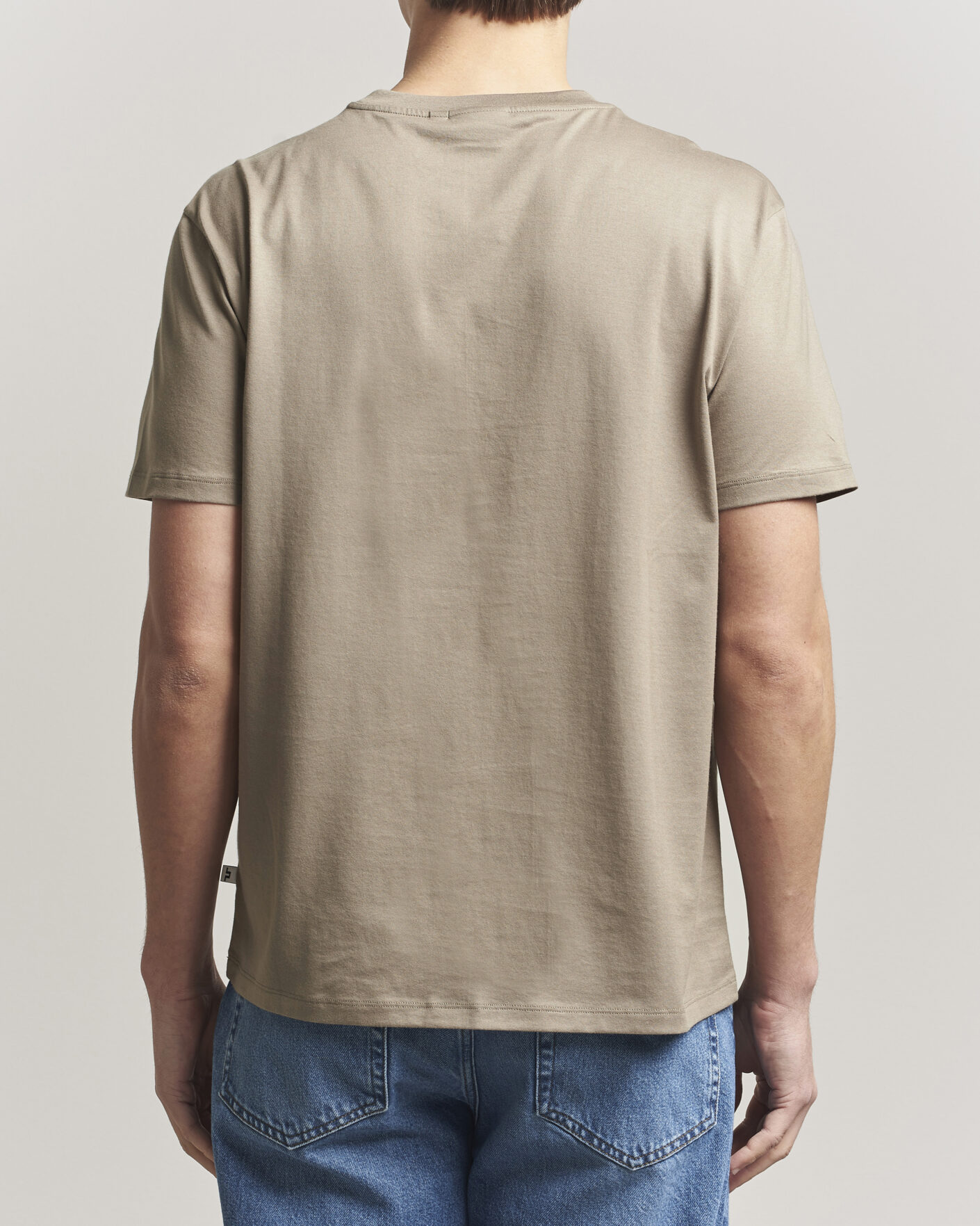 Heren | T-shirts | J.Lindeberg | Sid Basic T-Shirt Brindle
